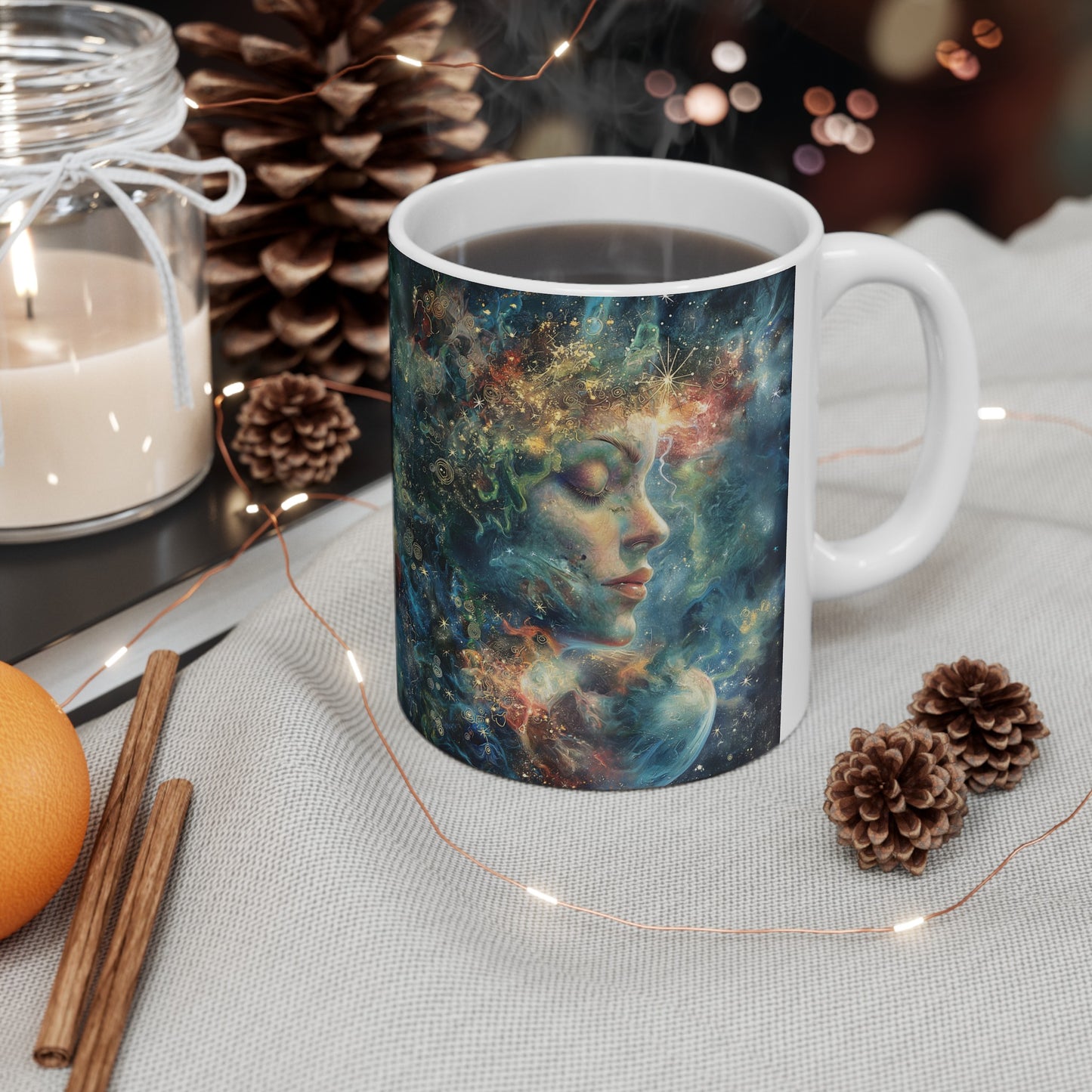 Aquarius Celestial #1 - Ceramic Zodiac Mug Collection