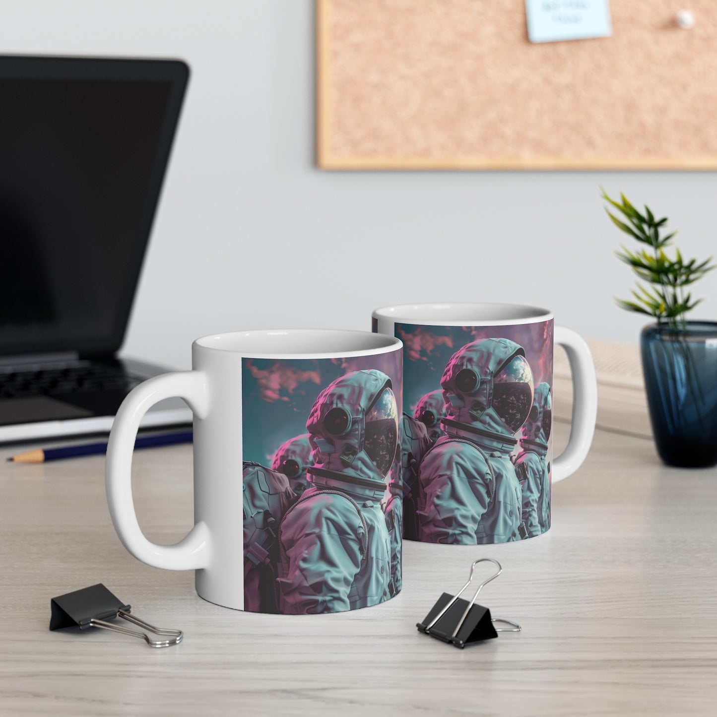 Astronauts C - Ceramic Mug Collection