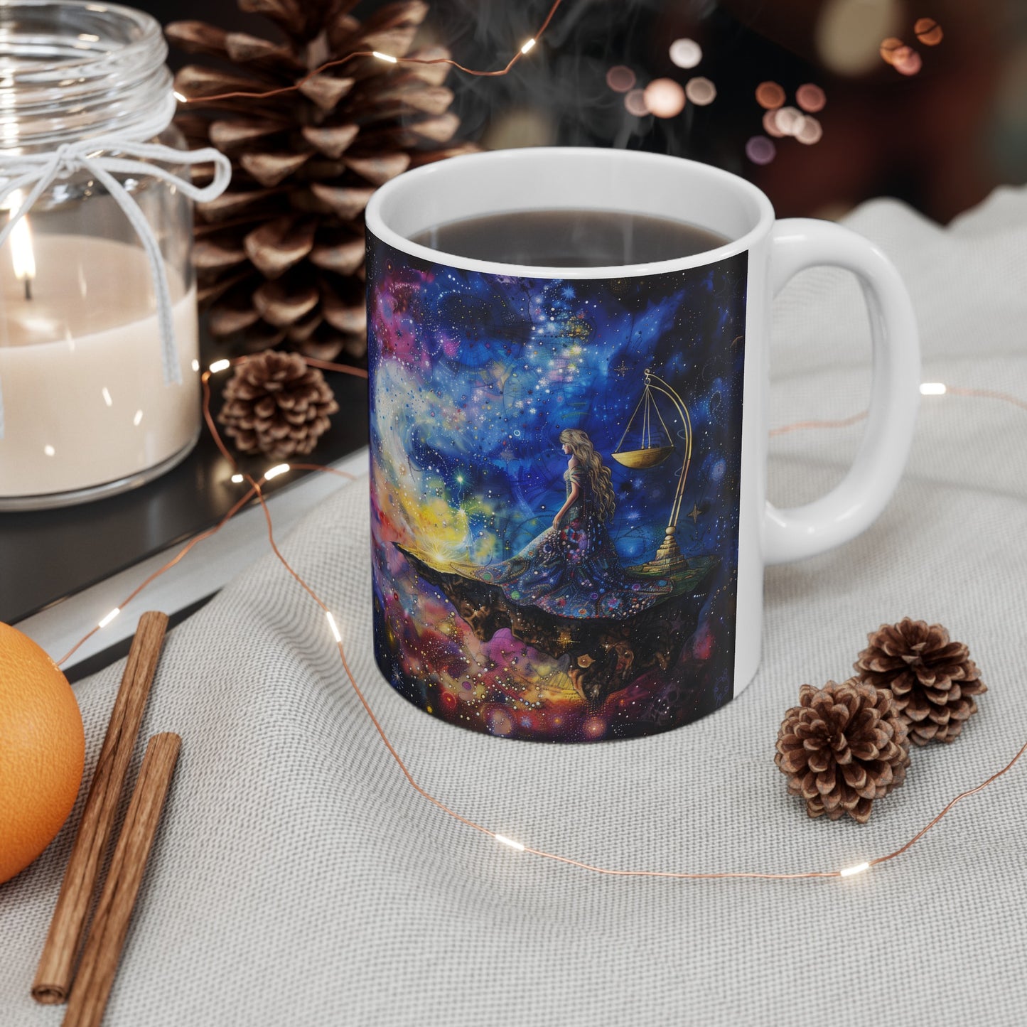 Libra Celestial #2 - Ceramic Zodiac Mug Collection