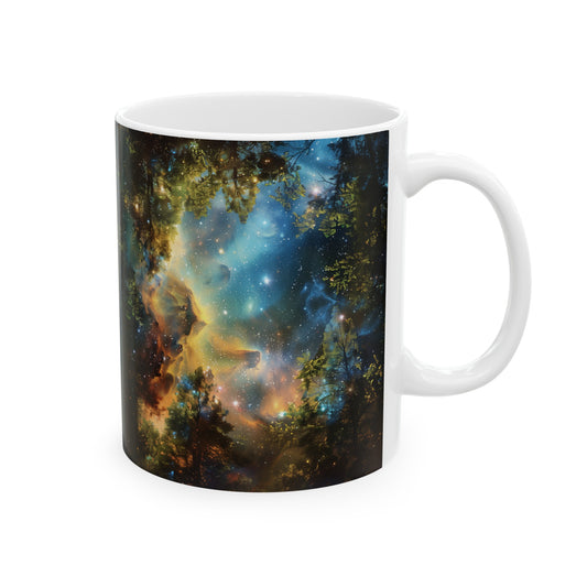 Cosmic Forest C - Ceramic Mug Collection