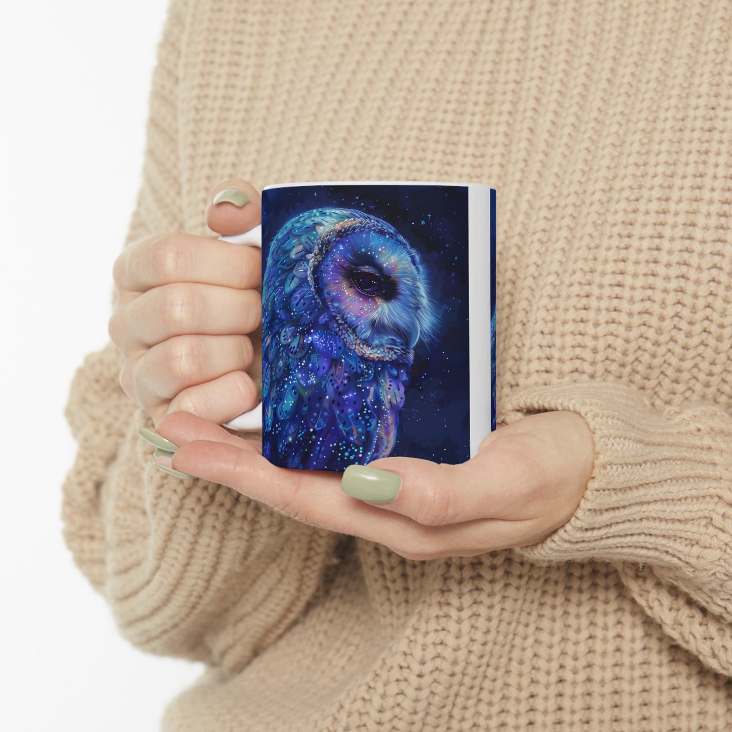 Cosmic Owl D - Ceramic Mug Collection