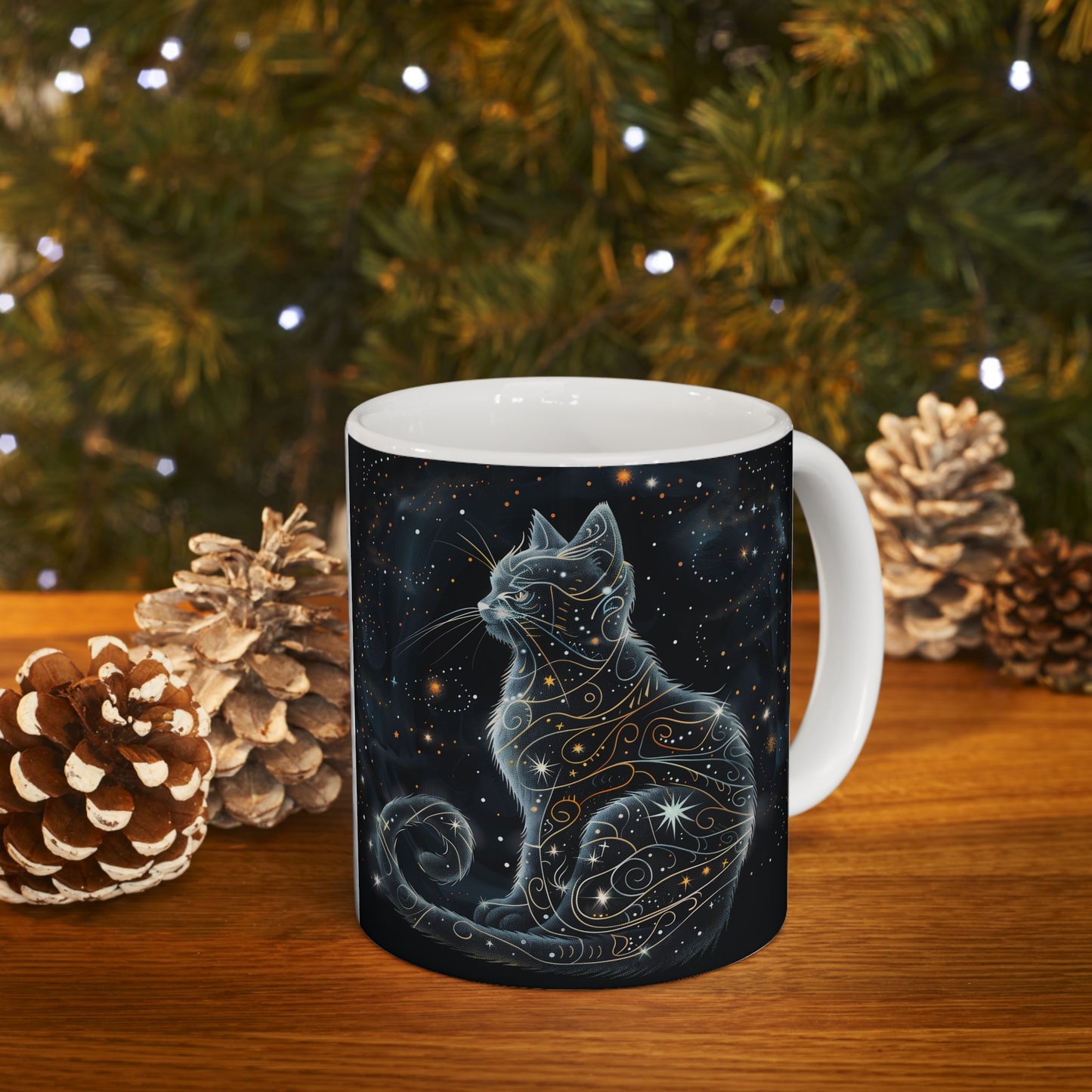 Cosmic Cat C - Ceramic Mug Collection