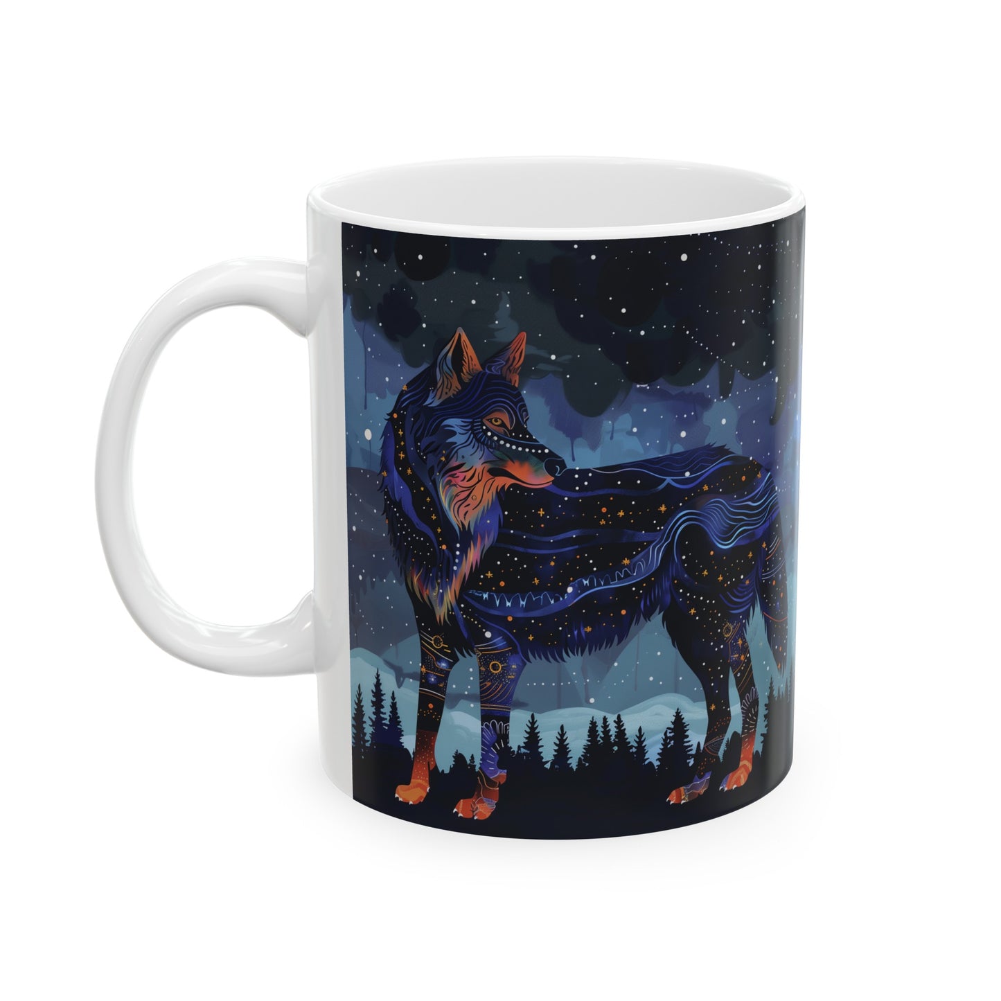 Cosmic Wolf A - Ceramic Mug Collection