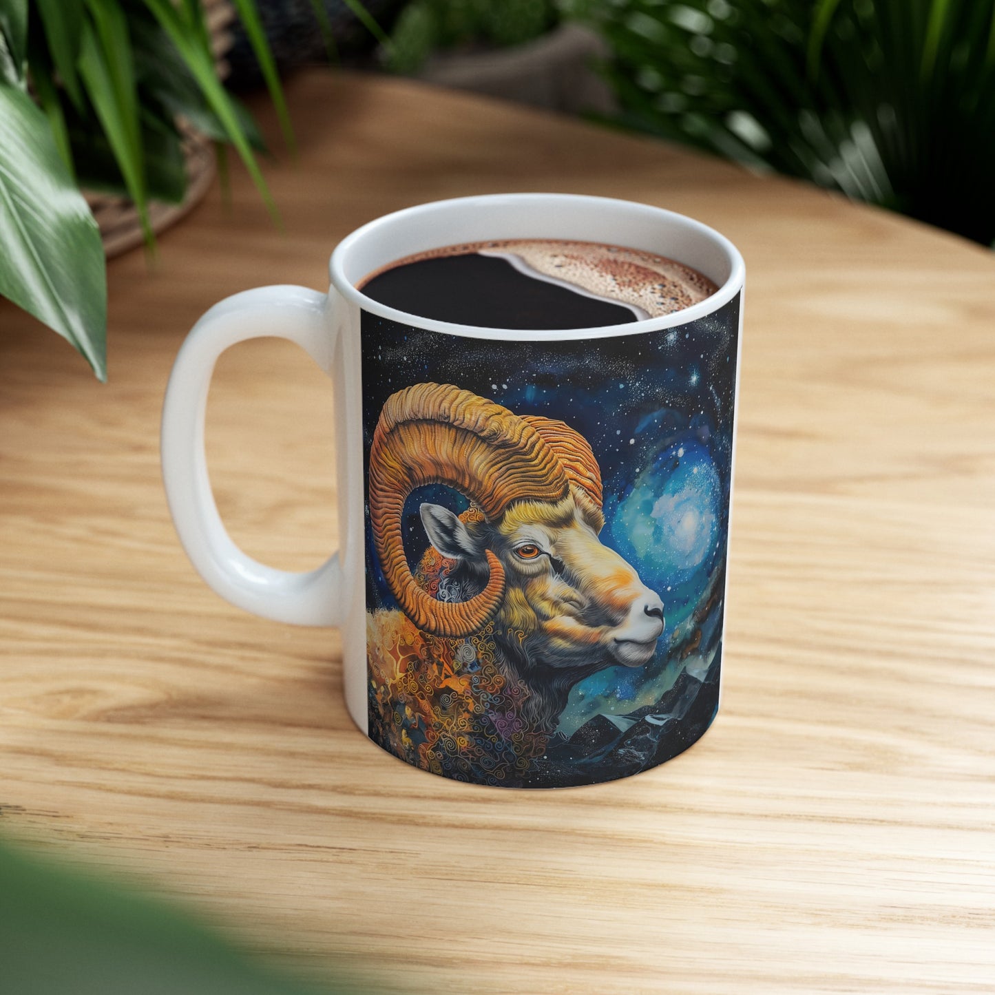 Aries Celestial #4 - Ceramic Zodiac Mug Collection