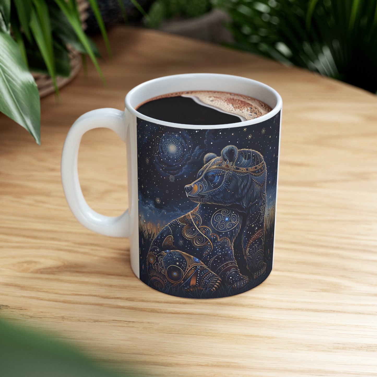 Cosmic Bear D - Ceramic Mug Collection