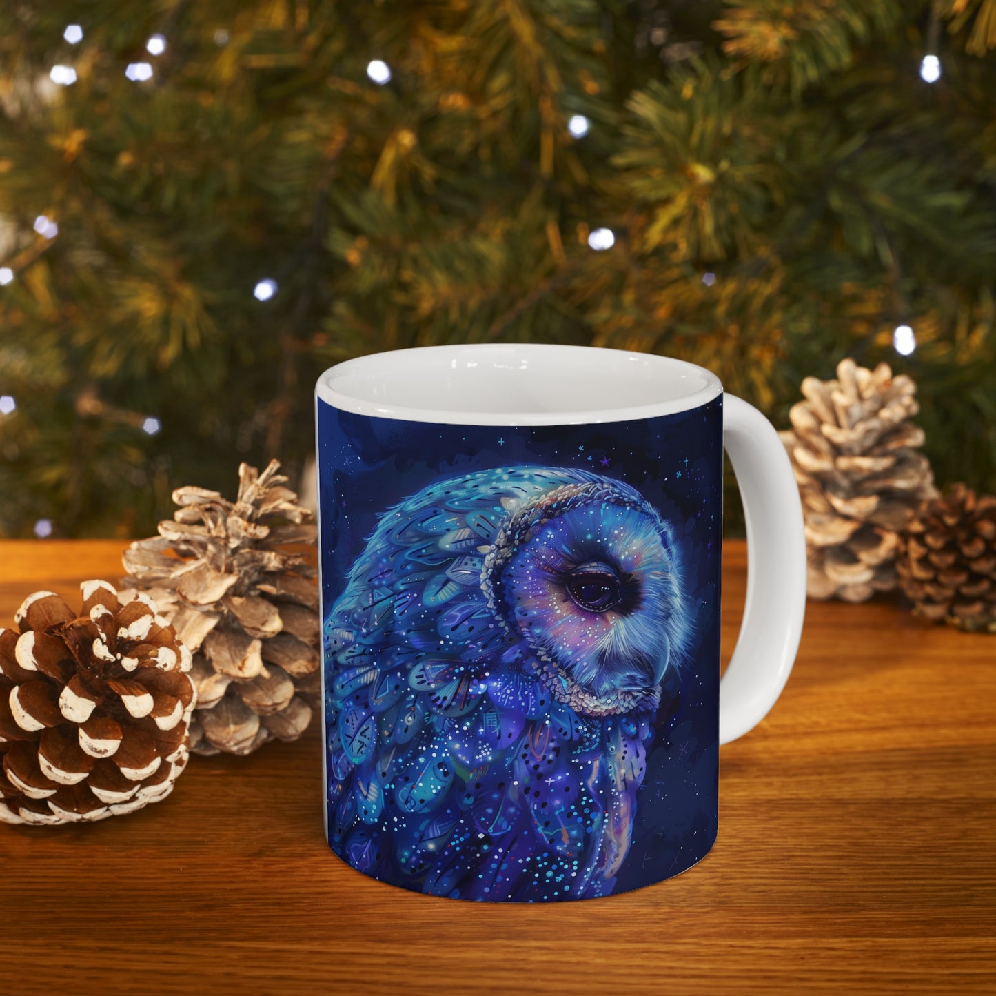 Cosmic Owl D - Ceramic Mug Collection