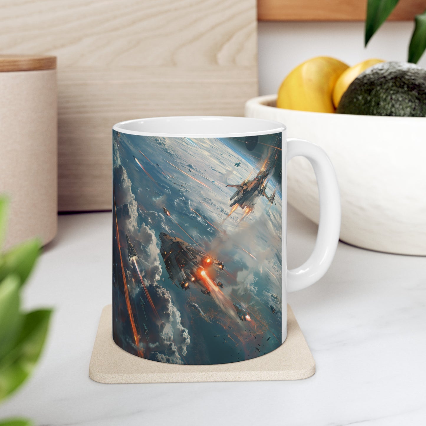 Space Battle D - Ceramic Mug Collection