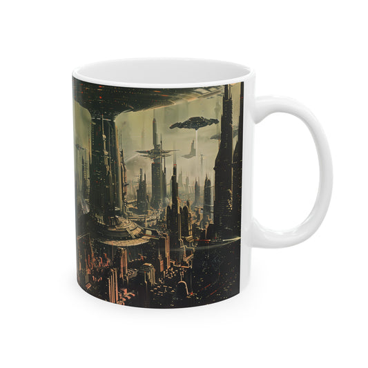 Futuristic City D - Ceramic Mug Collection