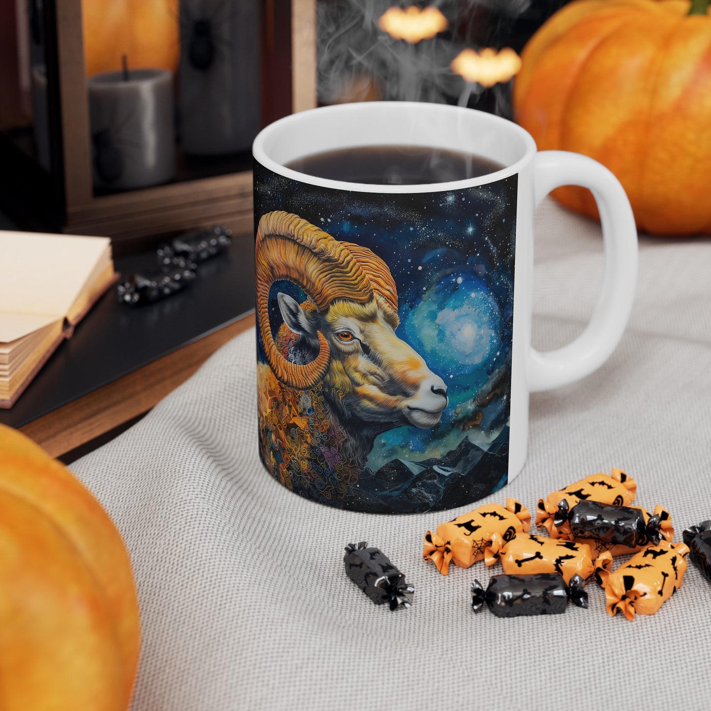 Aries Celestial #4 - Ceramic Zodiac Mug Collection