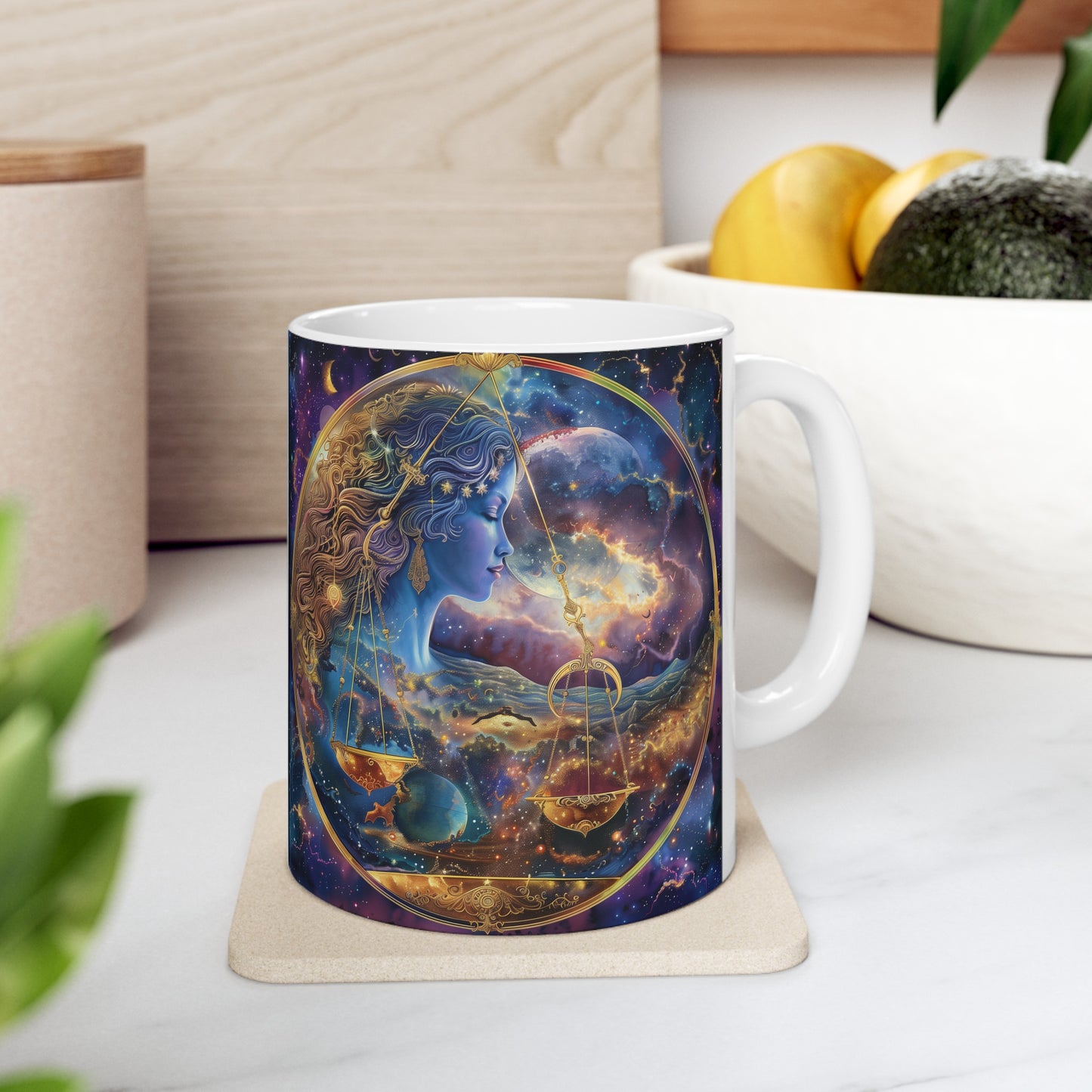 Libra Celestial #4 - Ceramic Zodiac Mug Collection