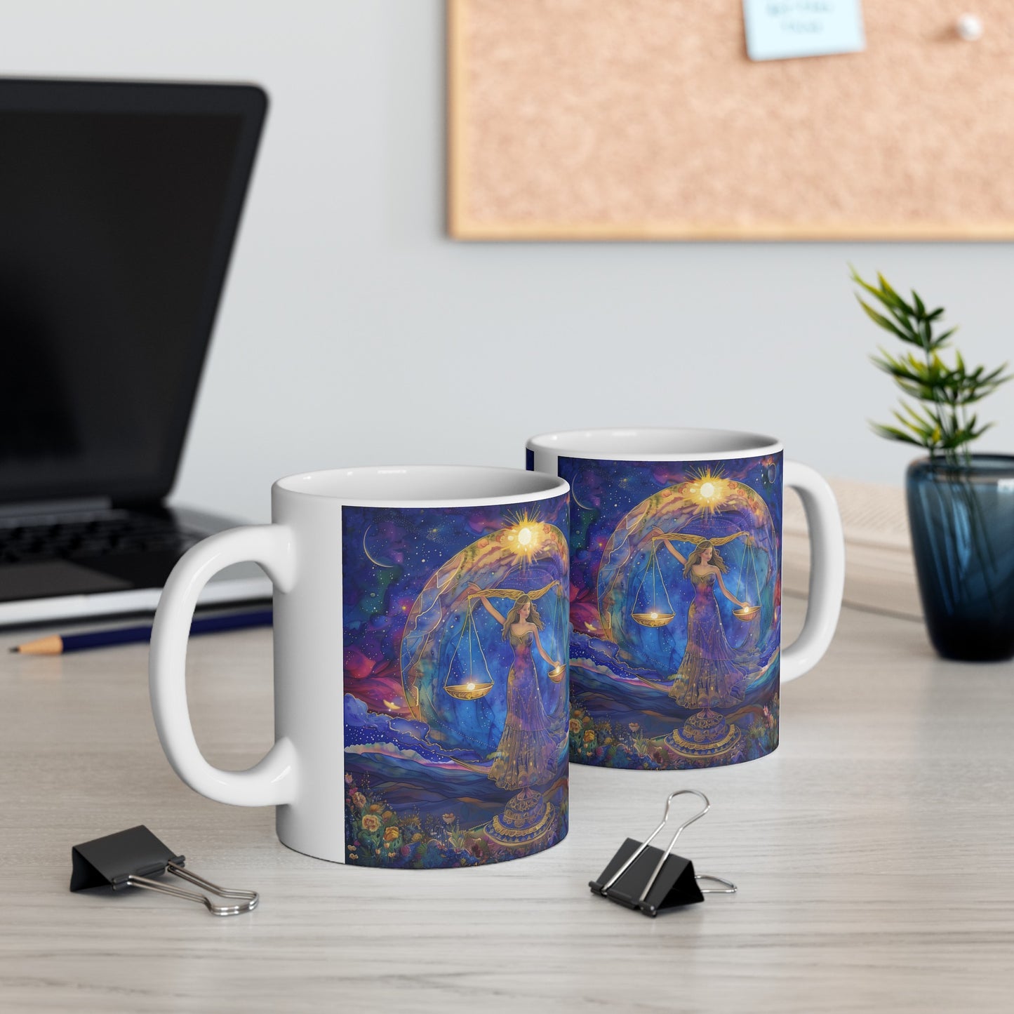 Libra Celestial #3 - Ceramic Zodiac Mug Collection