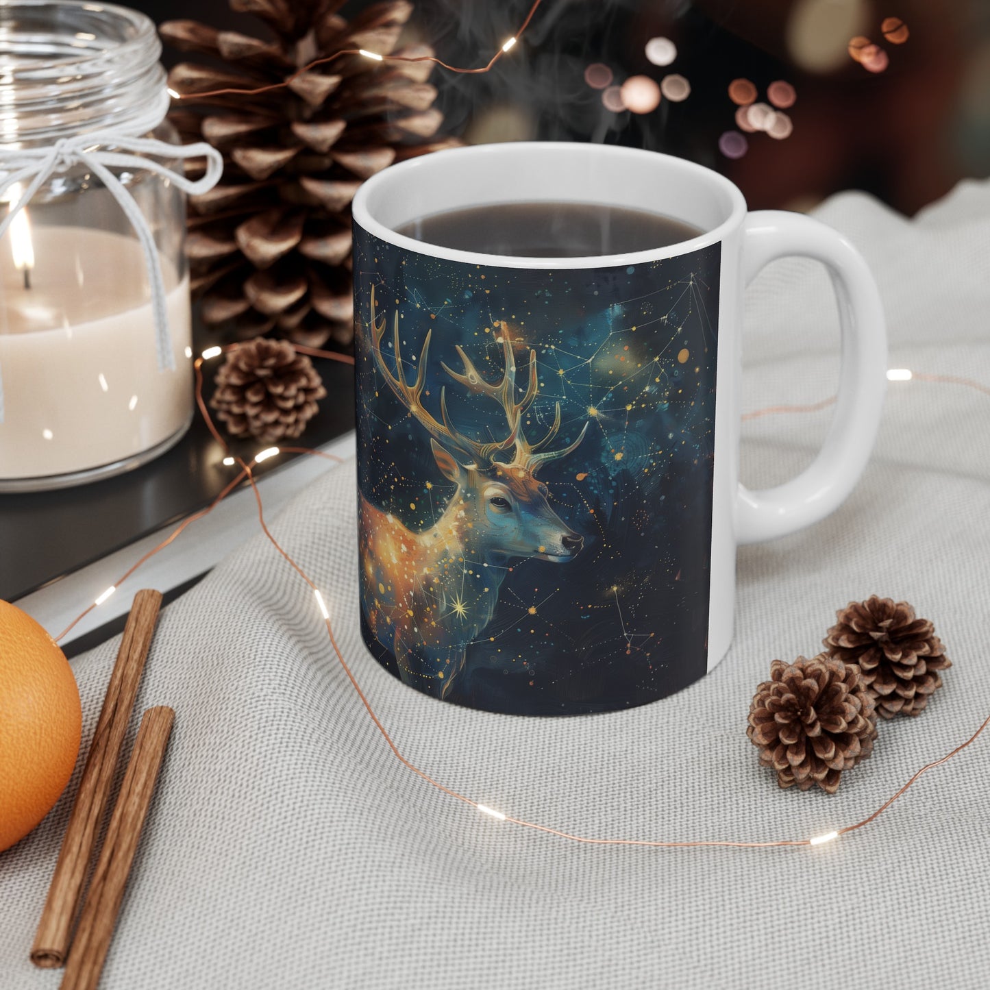 Cosmic Deer A - Ceramic Mug Collection