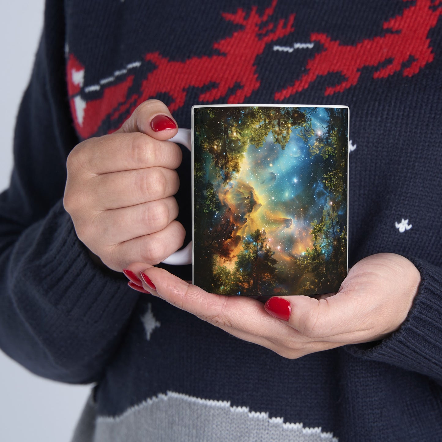 Cosmic Forest C - Ceramic Mug Collection