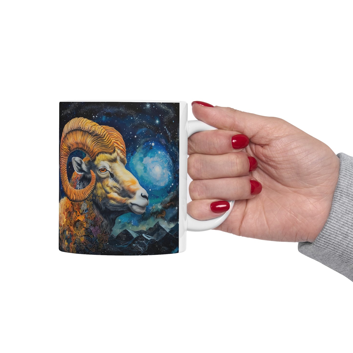 Aries Celestial #4 - Ceramic Zodiac Mug Collection