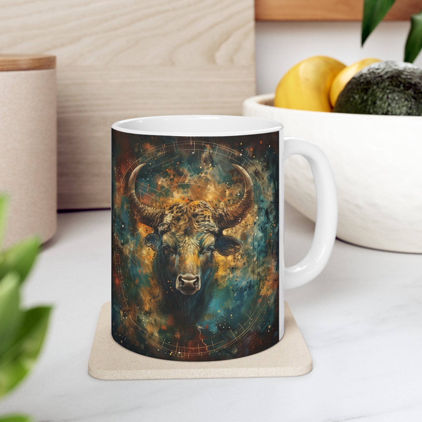 Taurus Celestial #1 - Ceramic Zodiac Mug Collection