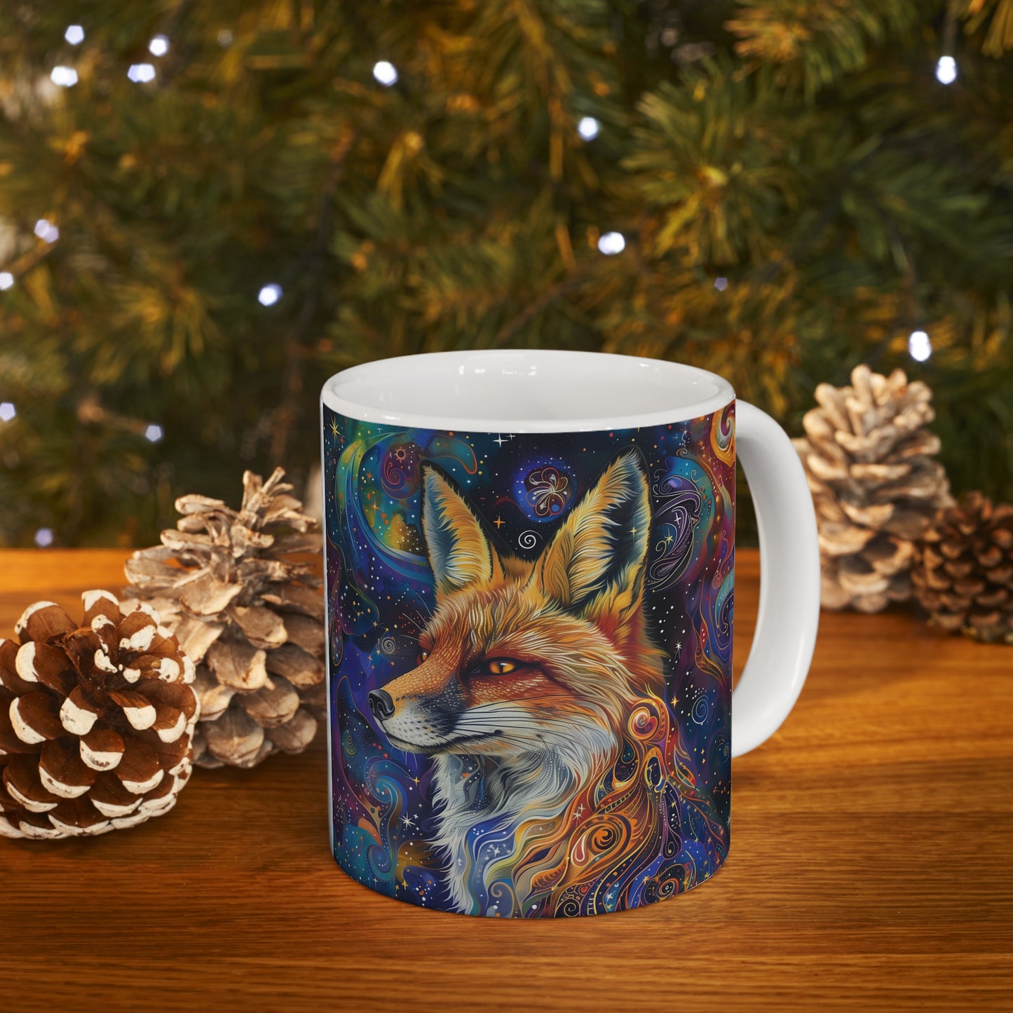 Cosmic Fox D - Ceramic Mug Collection