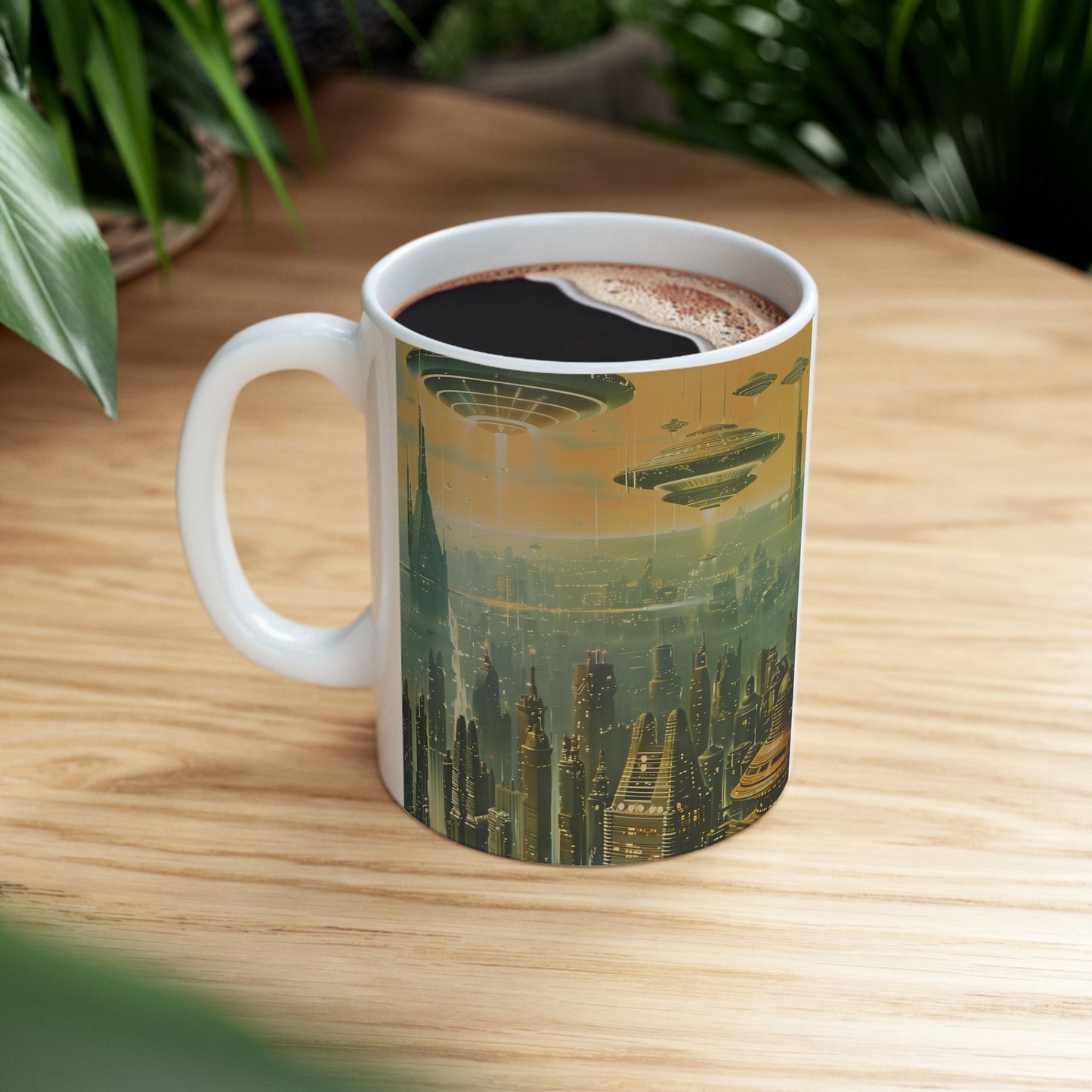 Futuristic City C - Ceramic Mug Collection