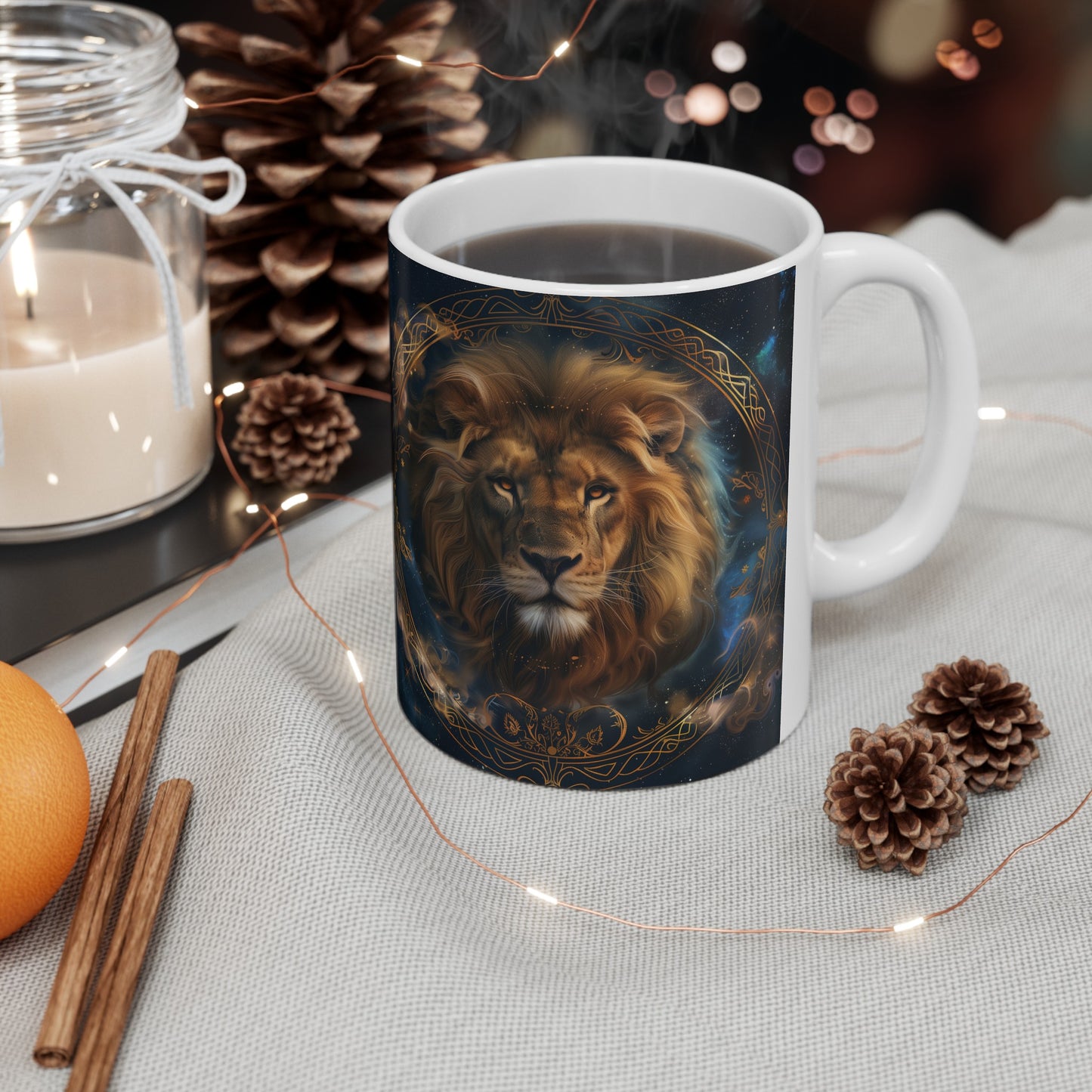 Leo Celestial #2 - Ceramic Zodiac Mug Collection