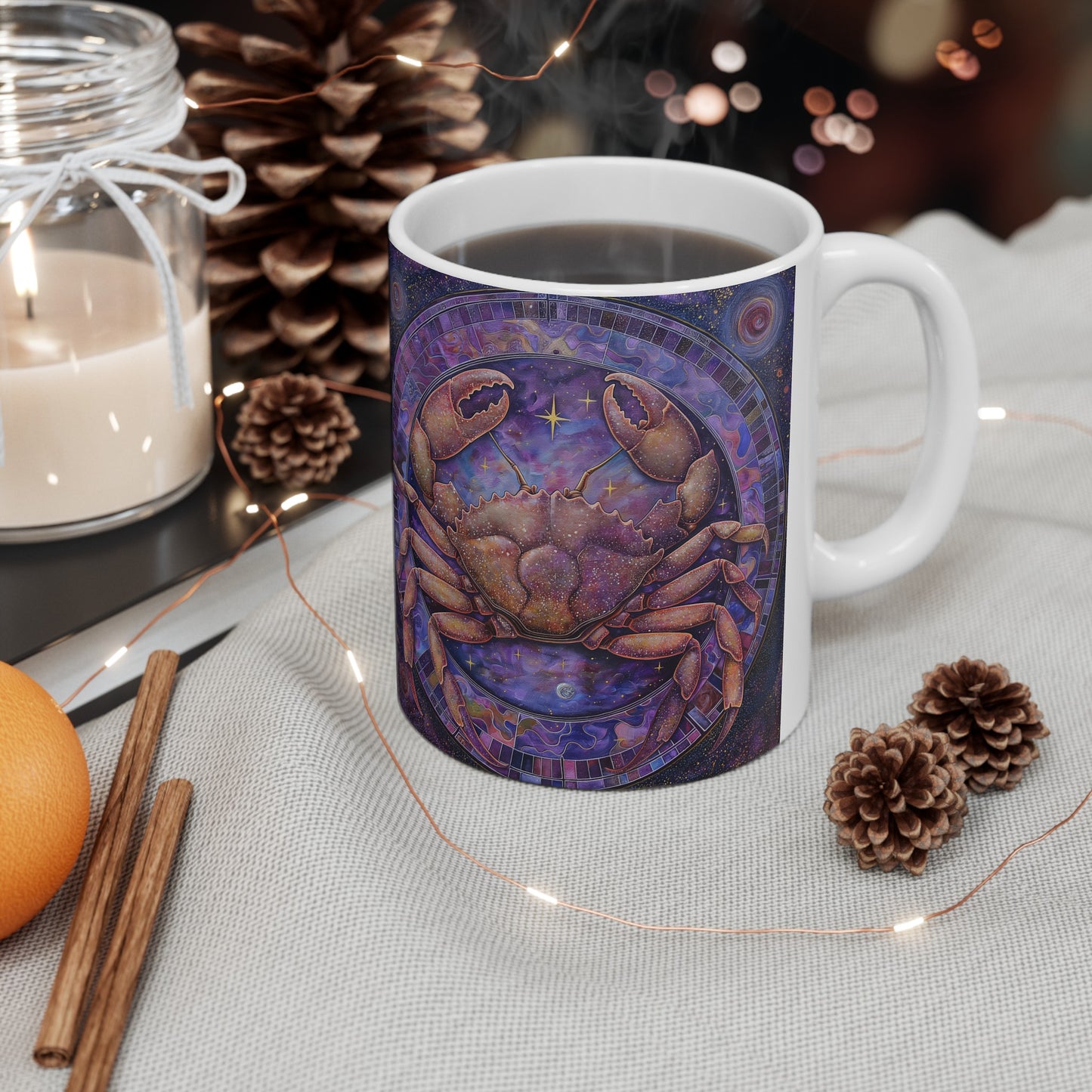 Cancer Celestial #1 - Ceramic Zodiac Mug Collection