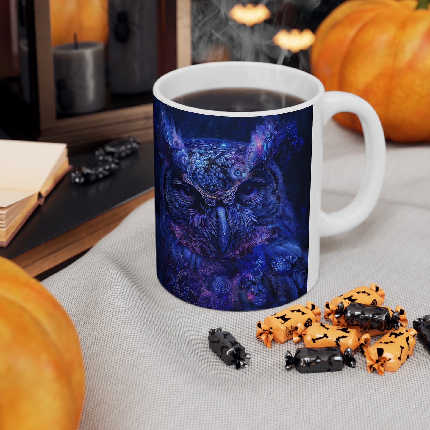 Cosmic Owl C - Ceramic Mug Collection