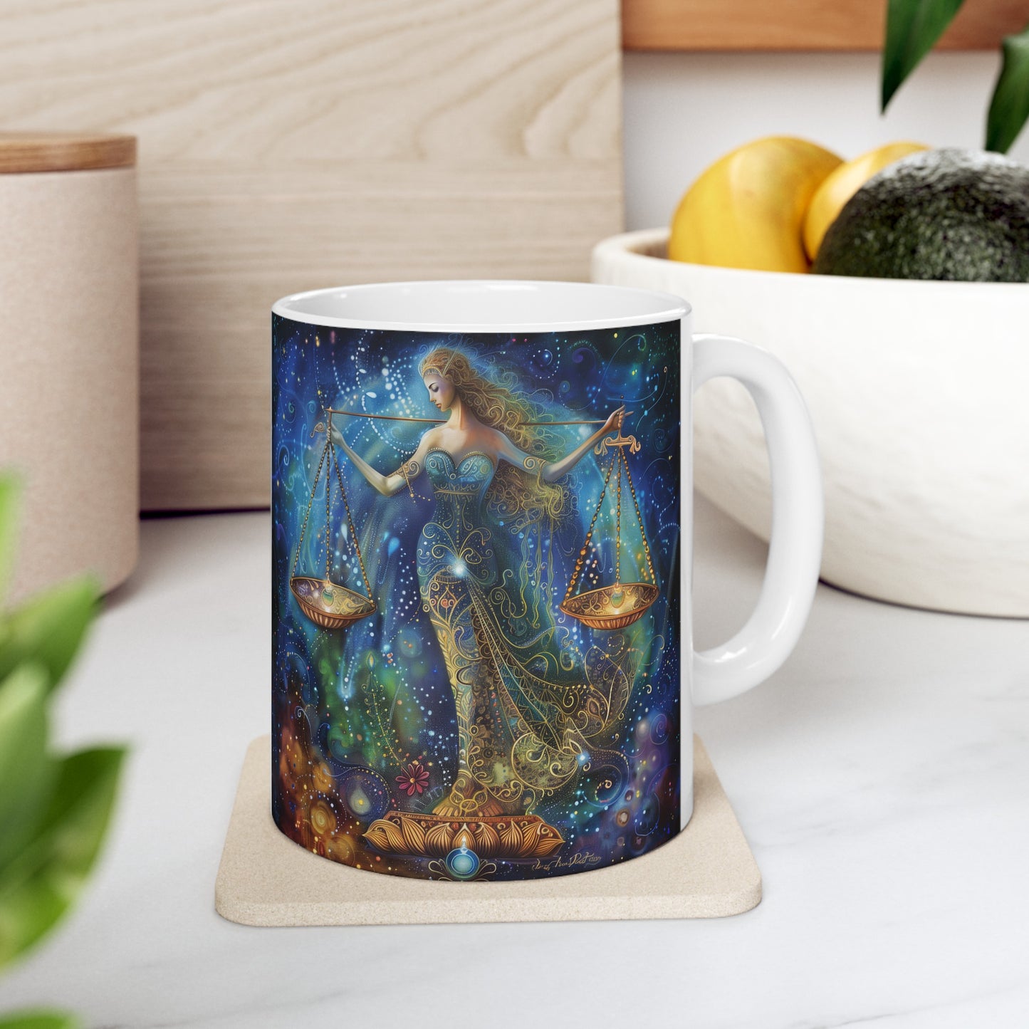 Libra Celestial #1 - Ceramic Zodiac Mug Collection