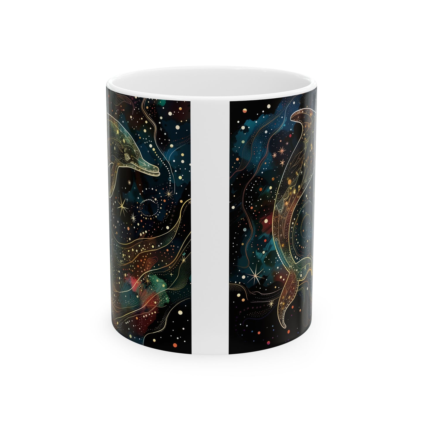 Cosmic Dolphin D - Ceramic Mug Collection