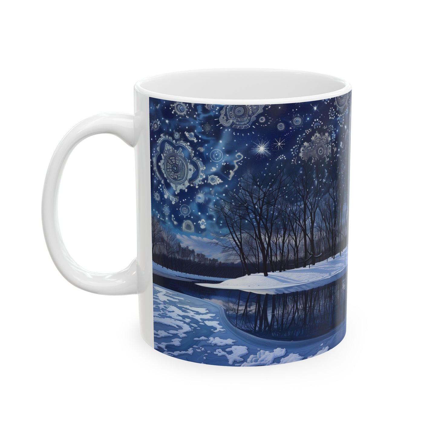 Frozen Lake Galaxy B - Ceramic Mug Collection