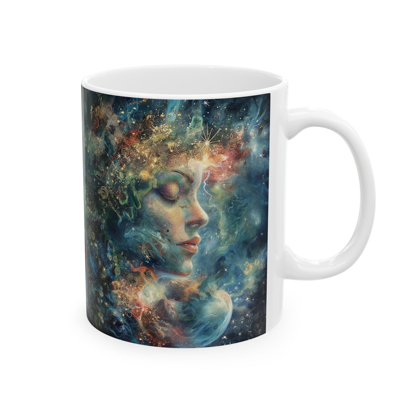 Aquarius Celestial #1 - Ceramic Zodiac Mug Collection