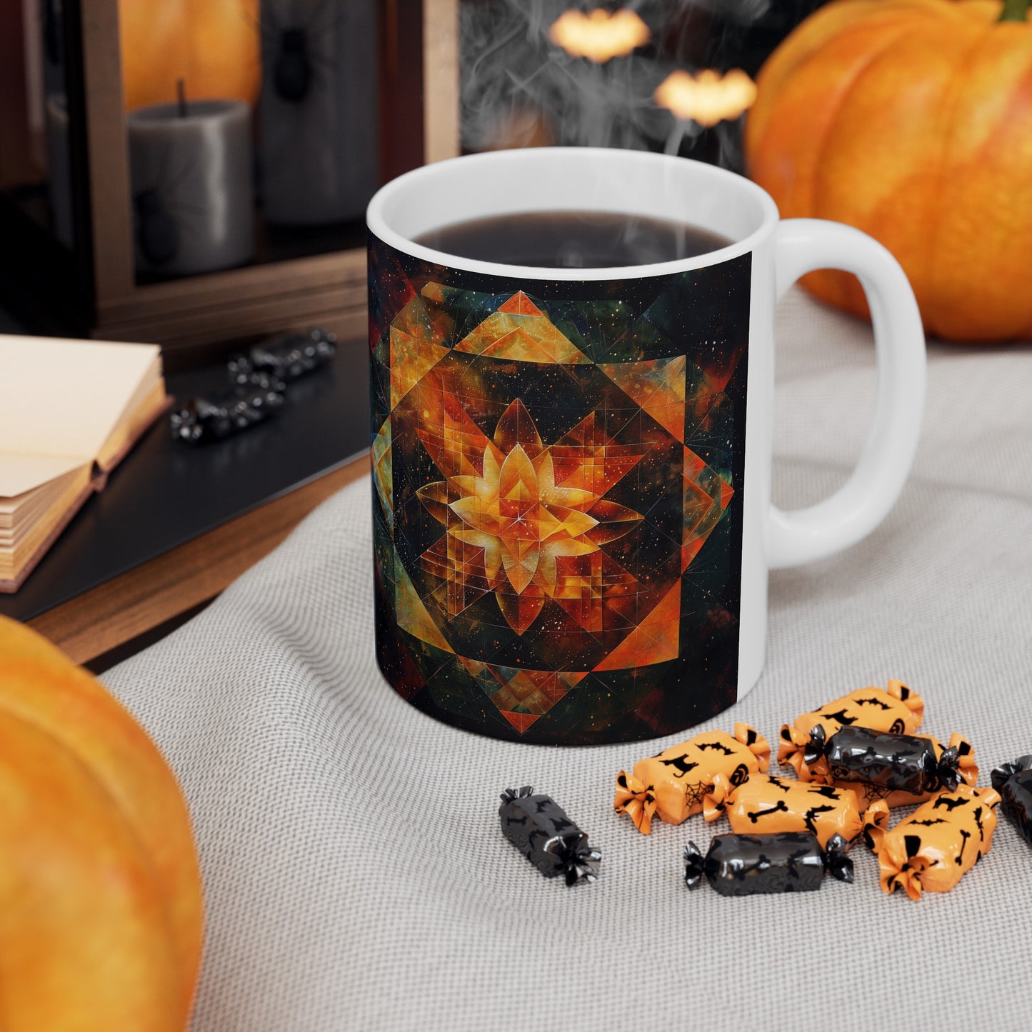 Geometric Mandala C - Ceramic Mug Collection