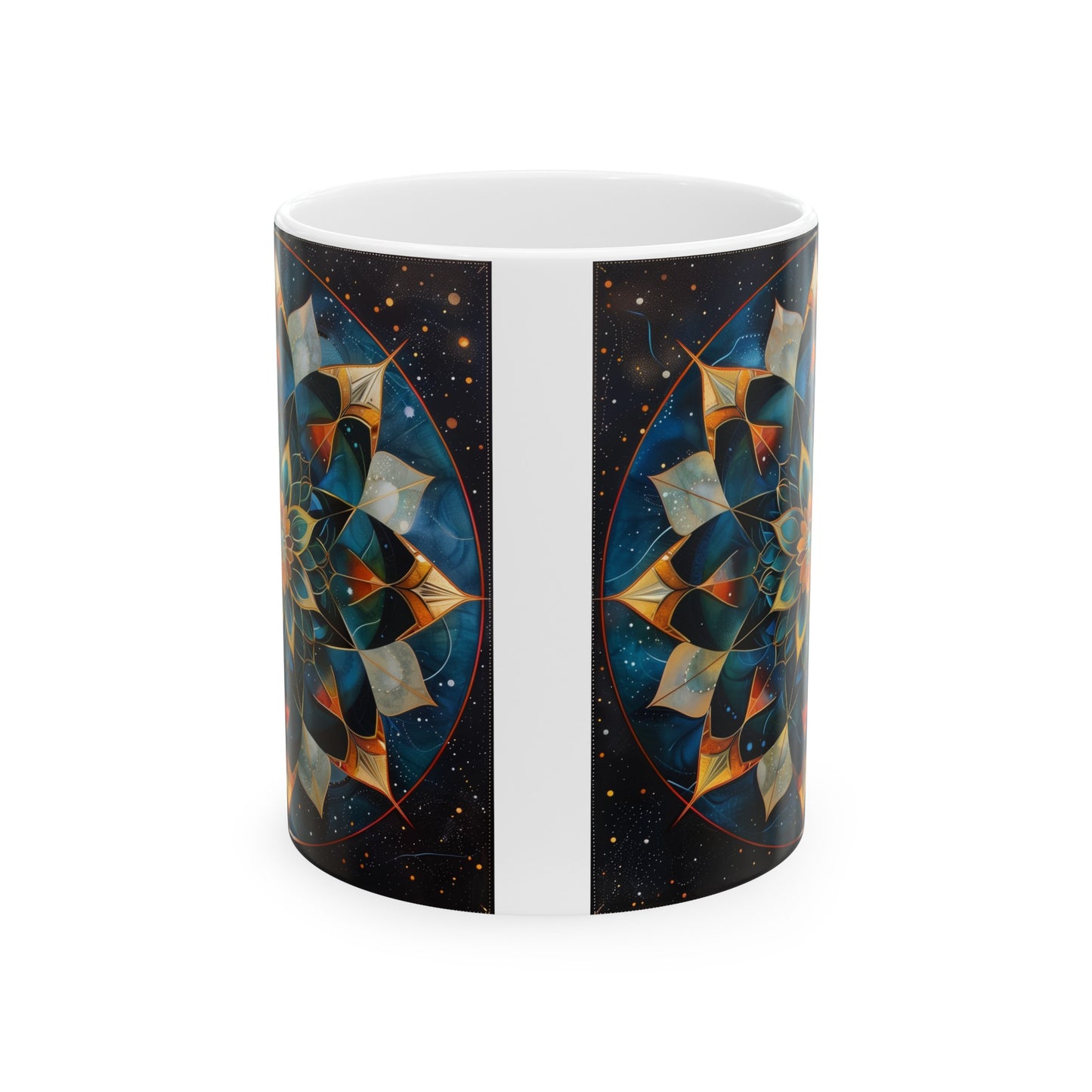 Geometric Mandala A - Ceramic Mug Collection