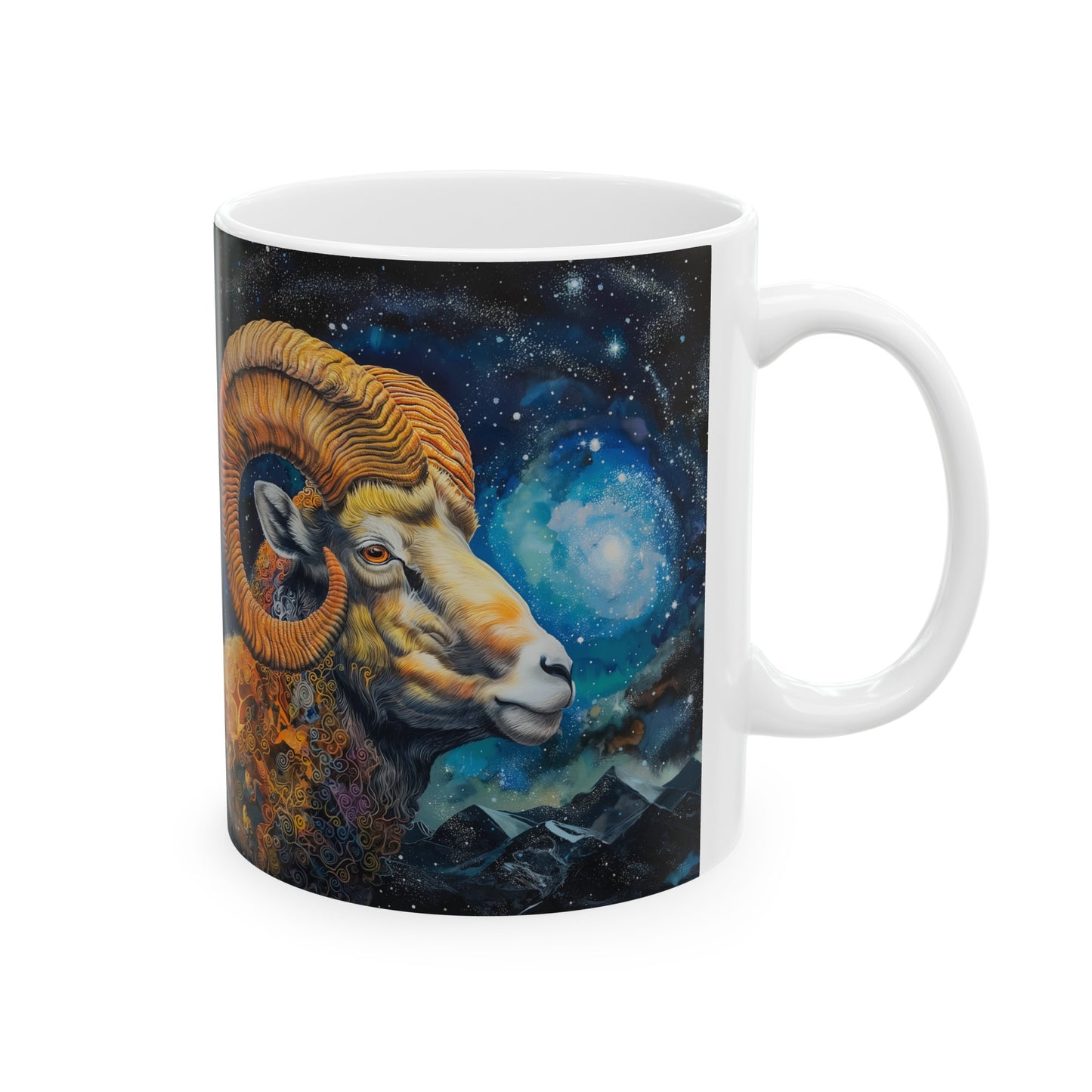 Aries Celestial #4 - Ceramic Zodiac Mug Collection