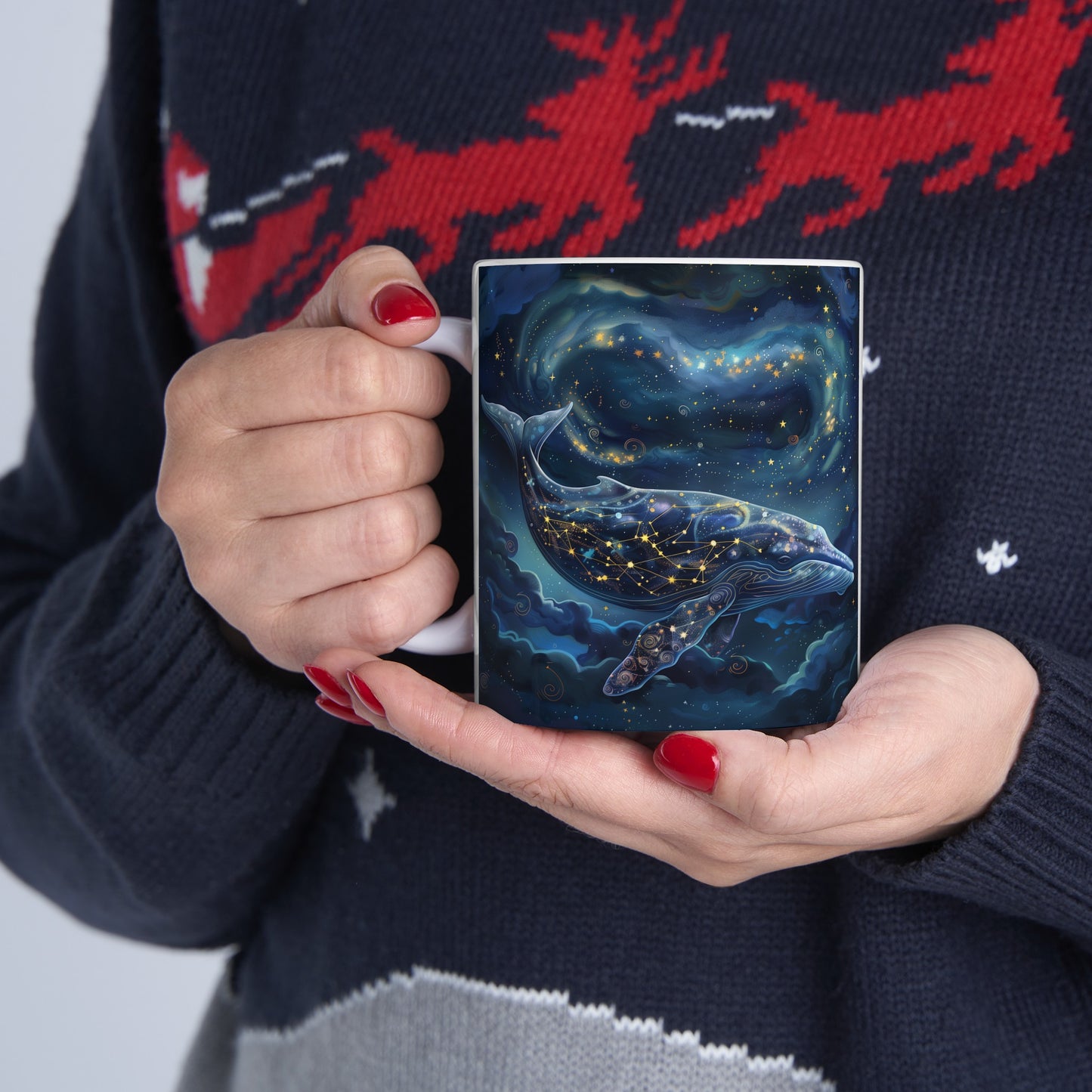 Cosmic Whale C - Ceramic Mug Collection