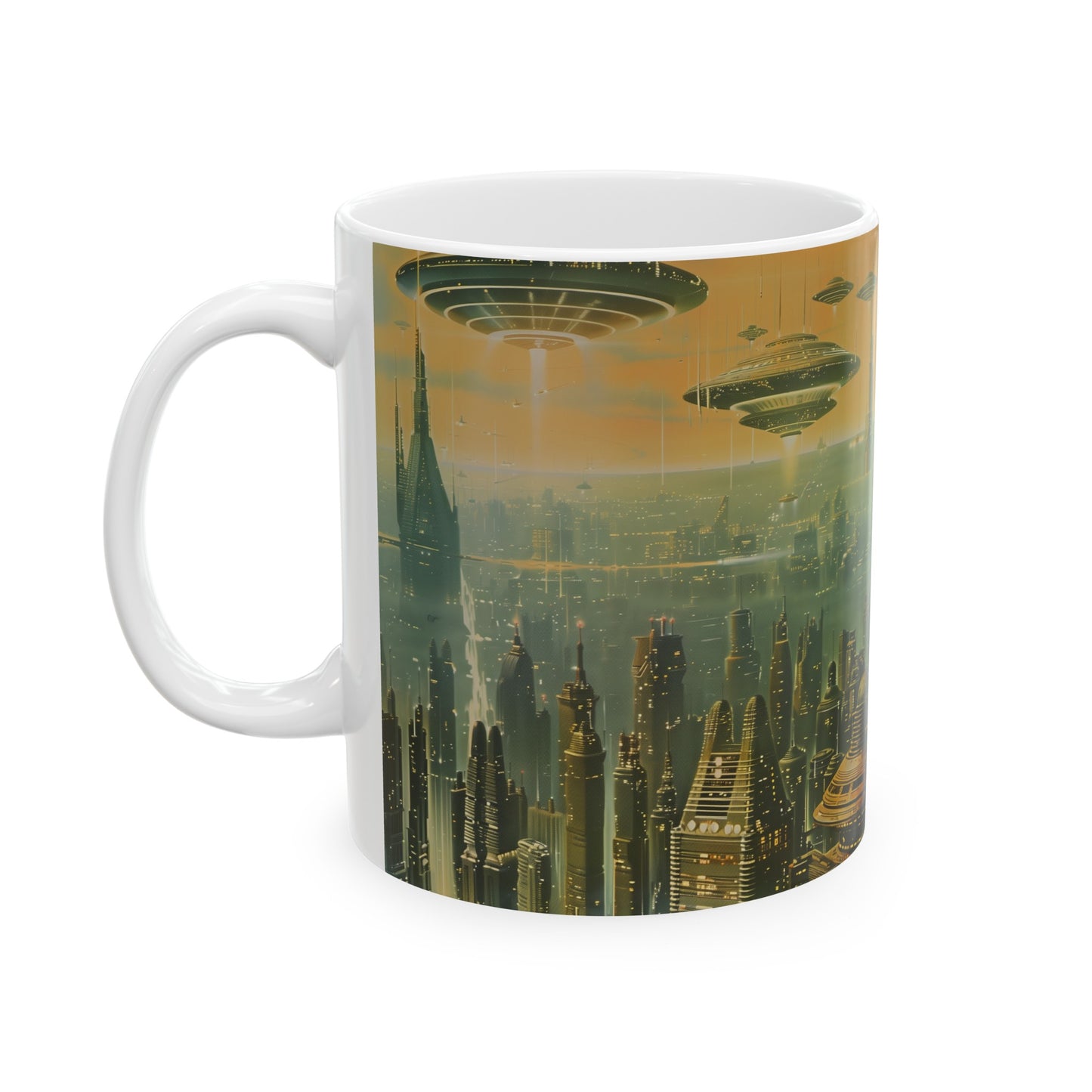 Futuristic City C - Ceramic Mug Collection