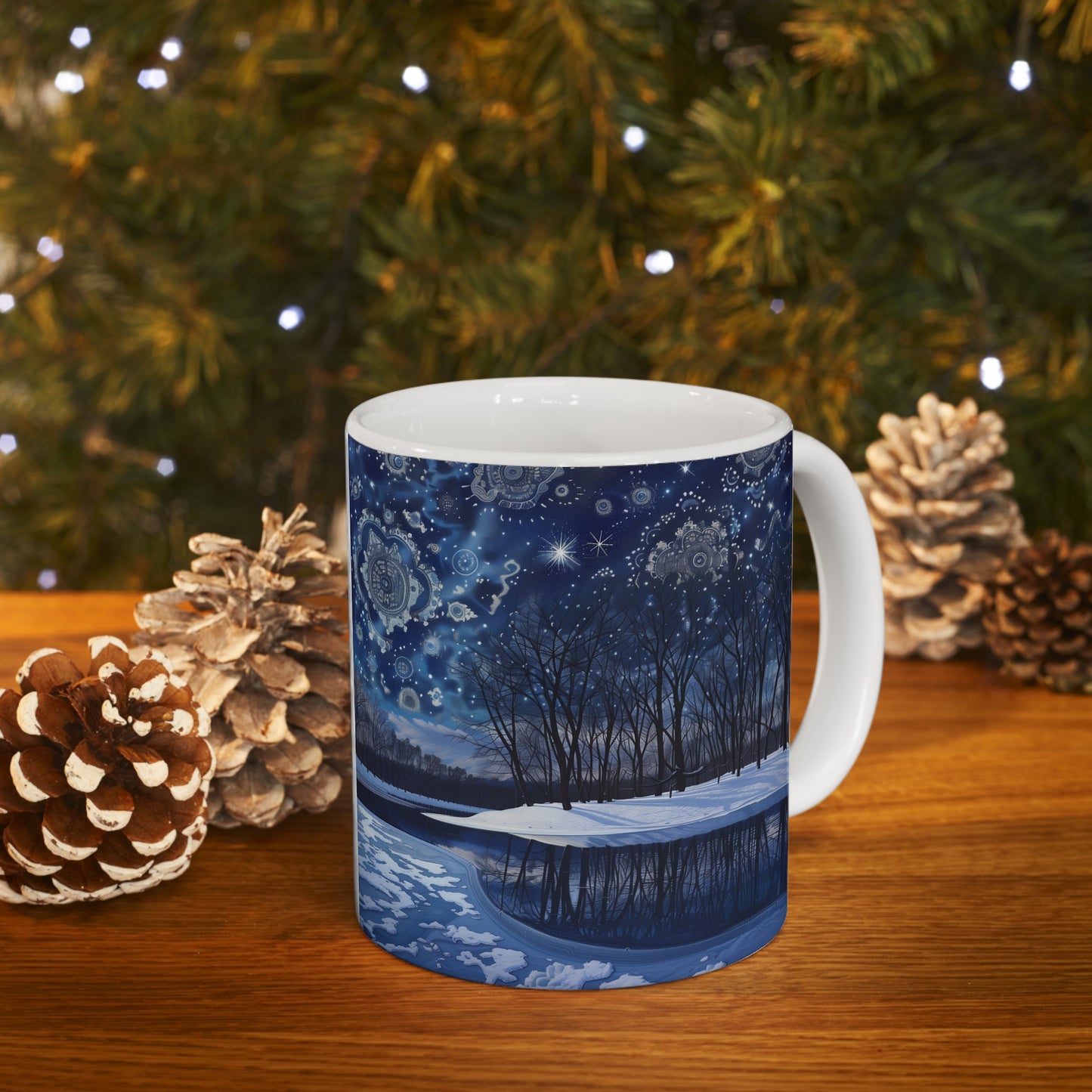 Frozen Lake Galaxy B - Ceramic Mug Collection