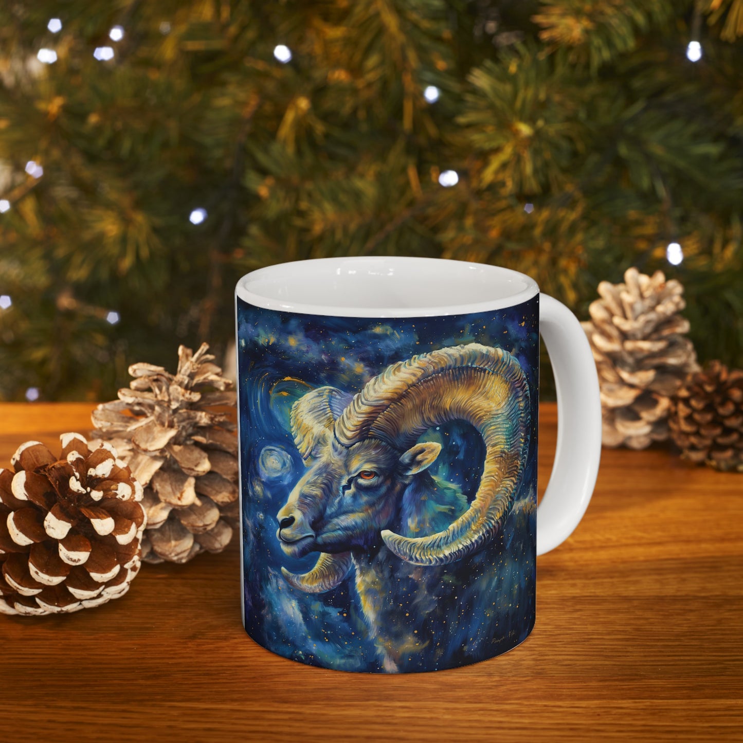 Aries Celestial #3 - Ceramic Zodiac Mug Collection