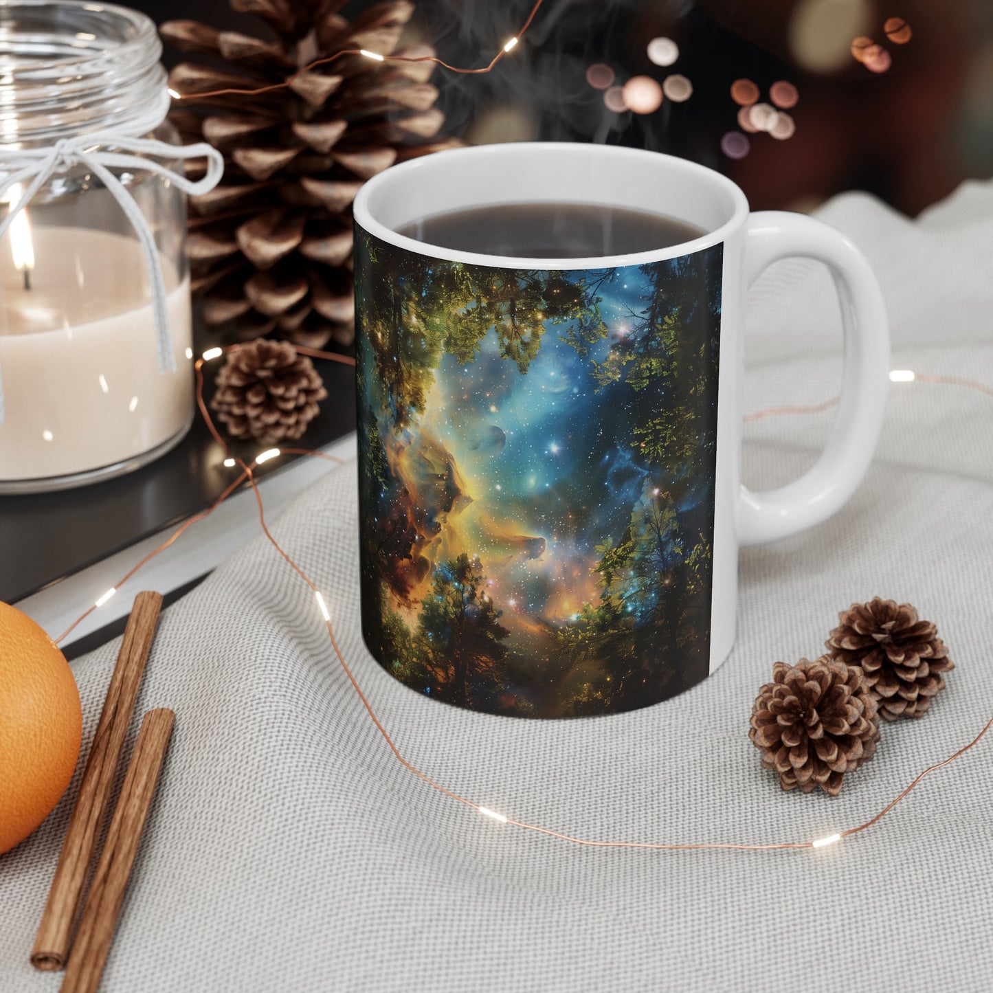 Cosmic Forest C - Ceramic Mug Collection