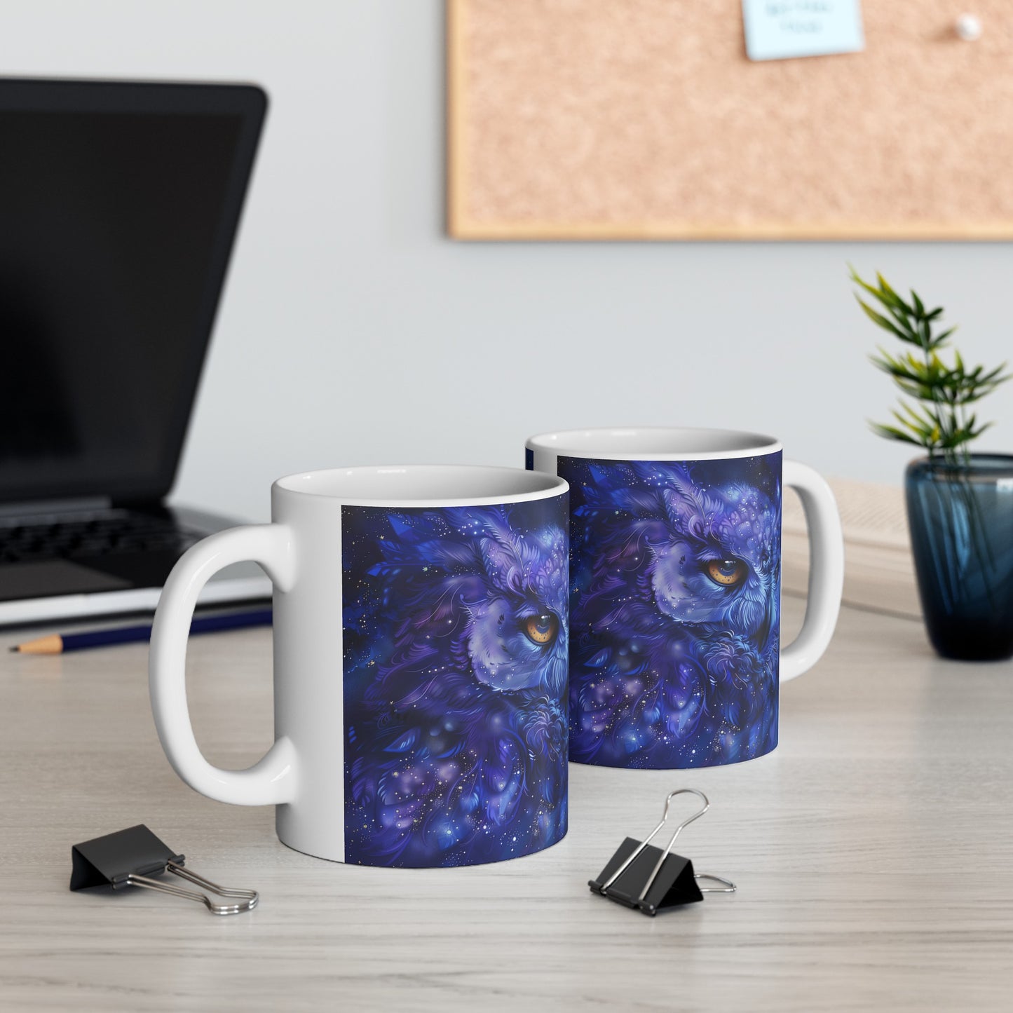 Cosmic Owl A - Ceramic Mug Collection