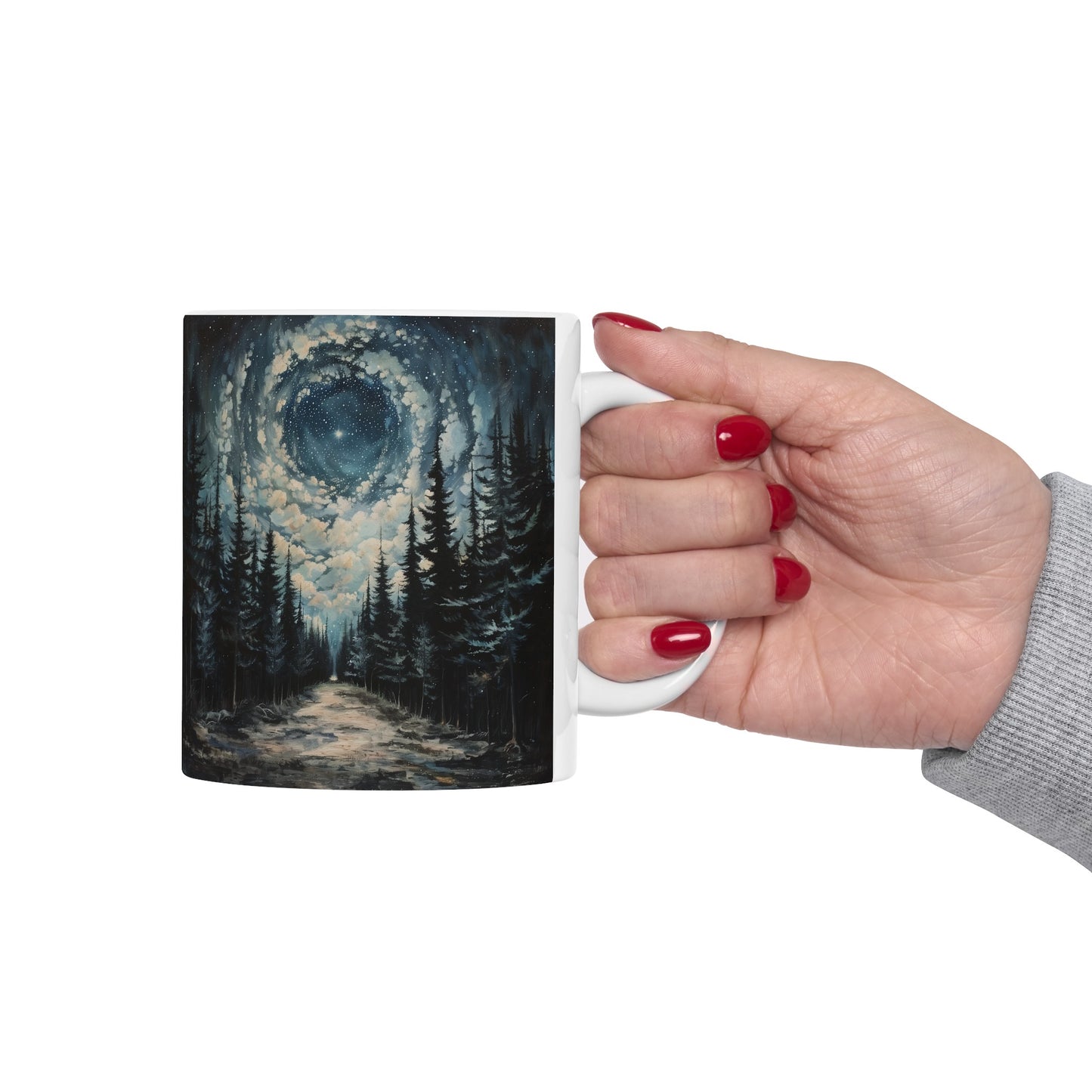 Cosmic Forest D - Ceramic Mug Collection