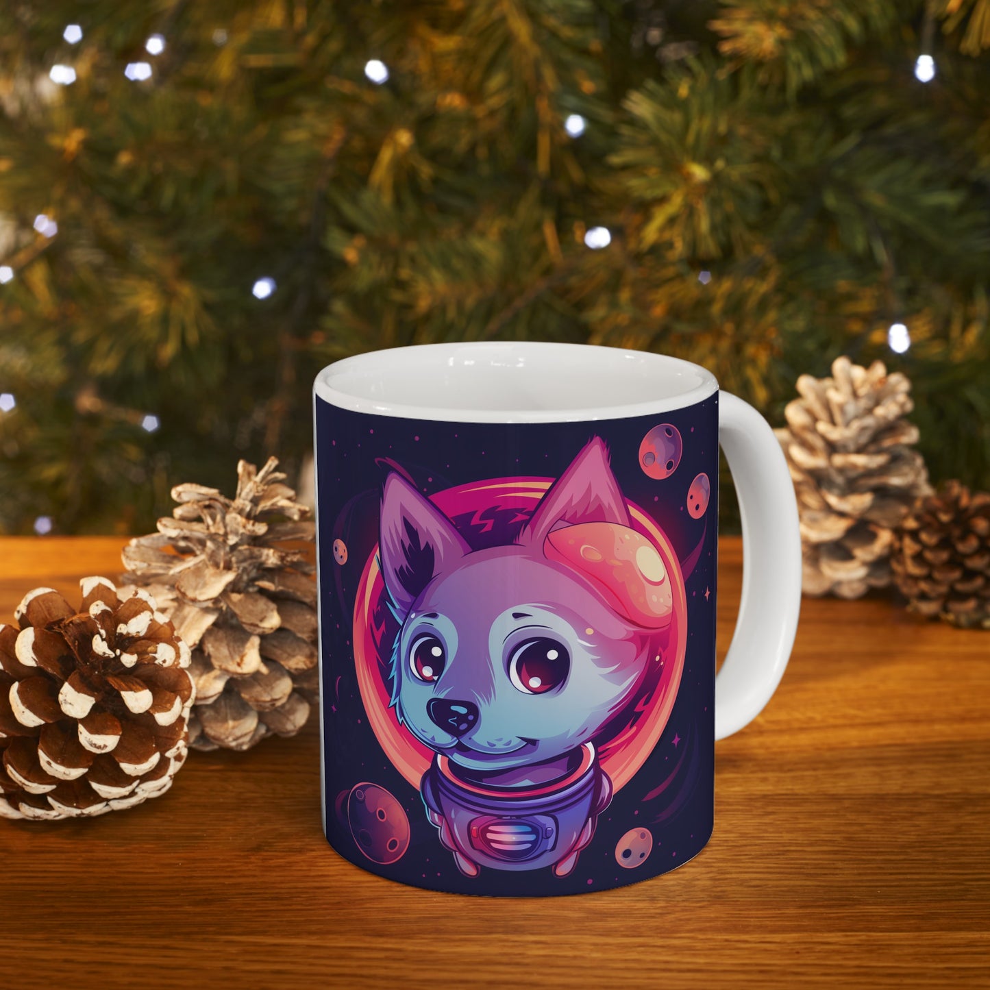 Cute Space Dog D - Ceramic Mug Collection