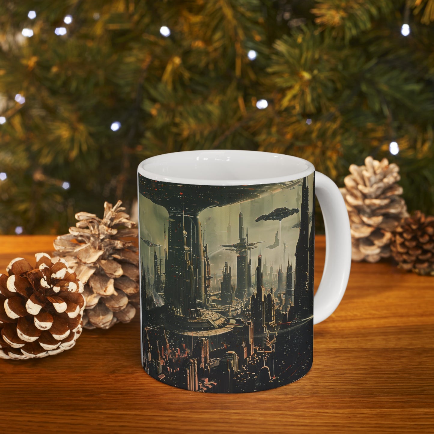 Futuristic City D - Ceramic Mug Collection