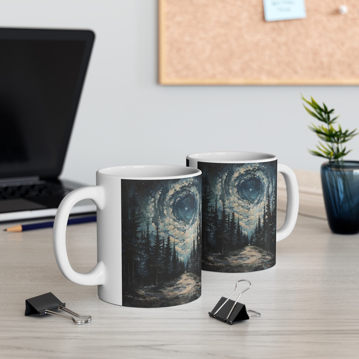 Cosmic Forest D - Ceramic Mug Collection