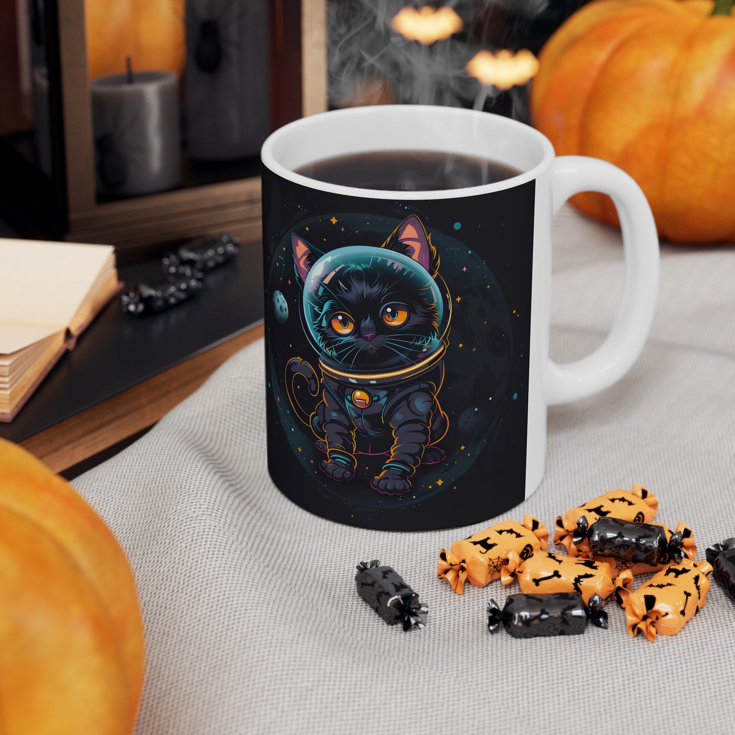 Cute Space Cat A - Ceramic Mug Collection