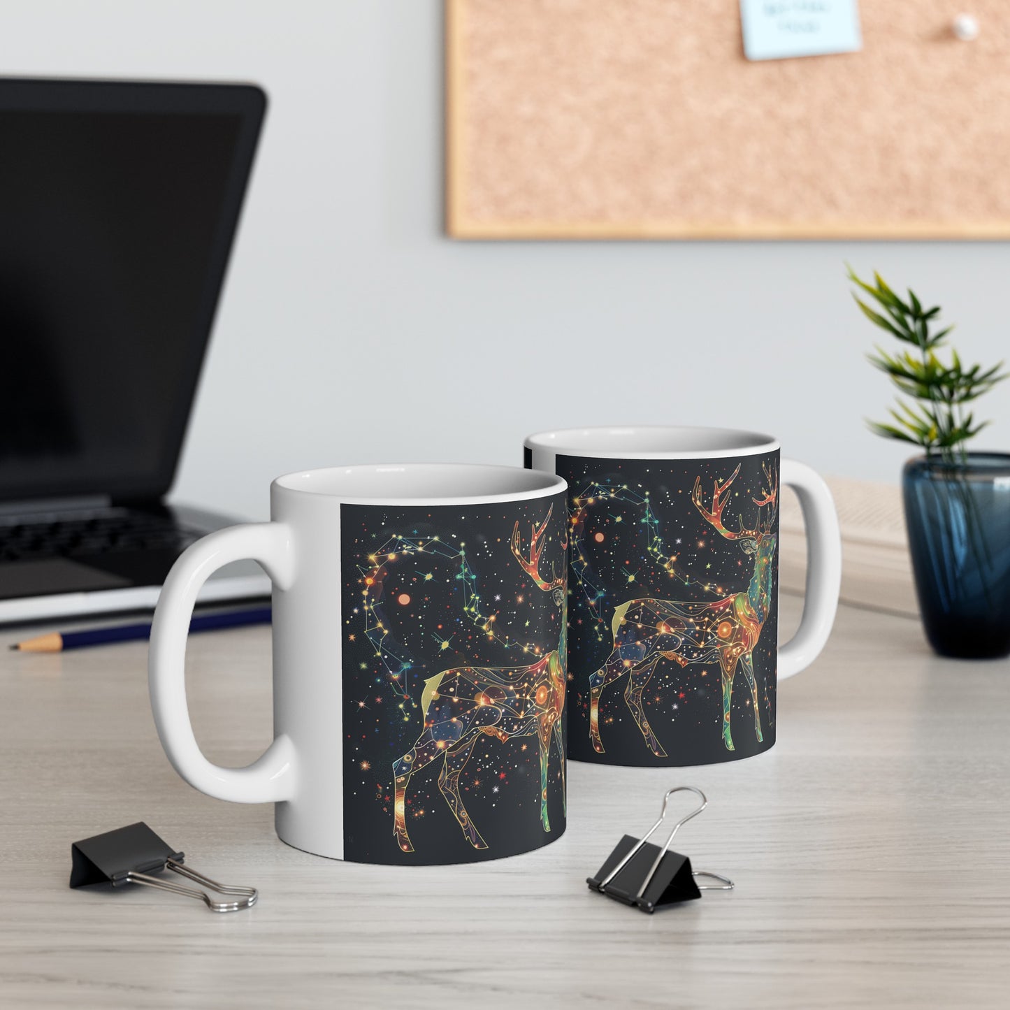 Cosmic Deer D - Ceramic Mug Collection