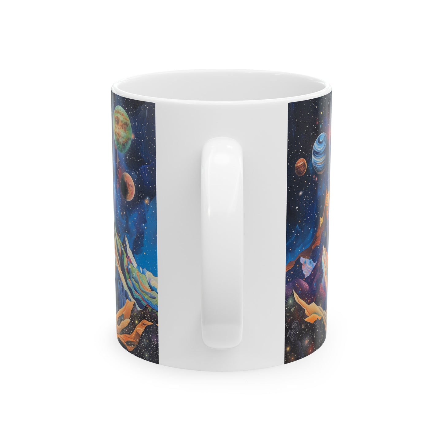 Artistic Cosmic Mountains A - Ceramic Mug Collection