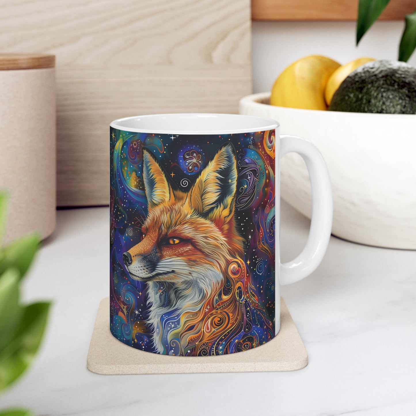 Cosmic Fox D - Ceramic Mug Collection