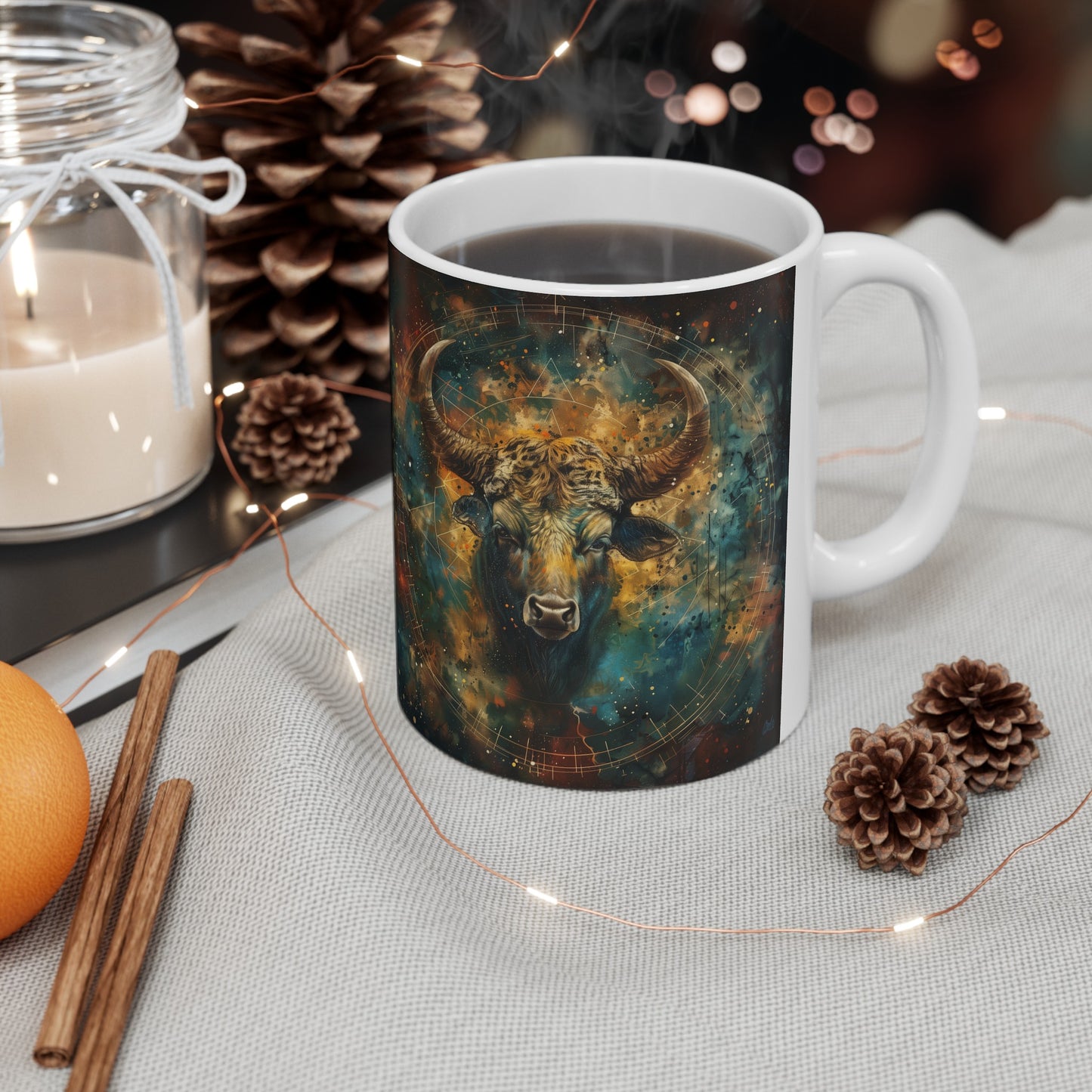 Taurus Celestial #1 - Ceramic Zodiac Mug Collection