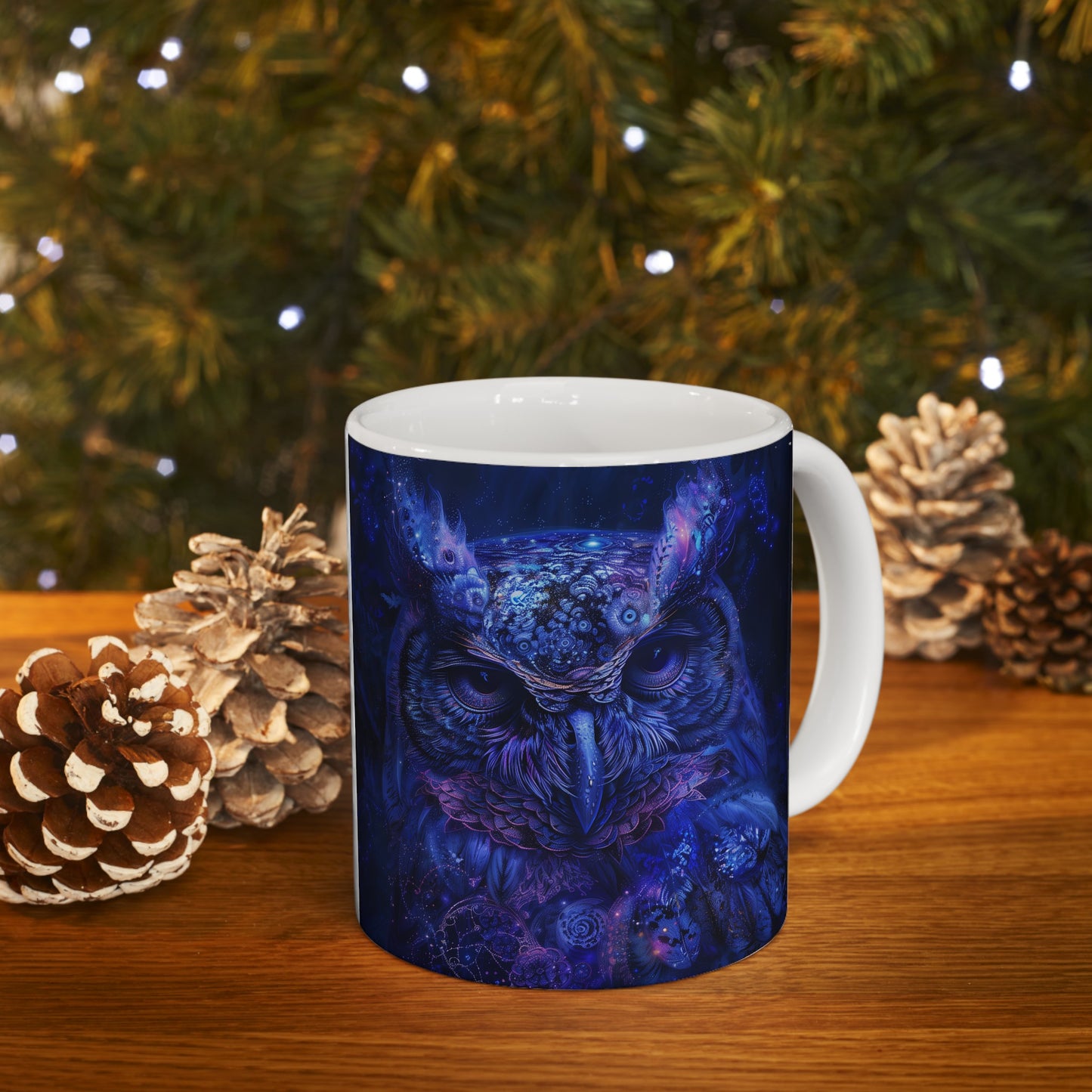 Cosmic Owl C - Ceramic Mug Collection