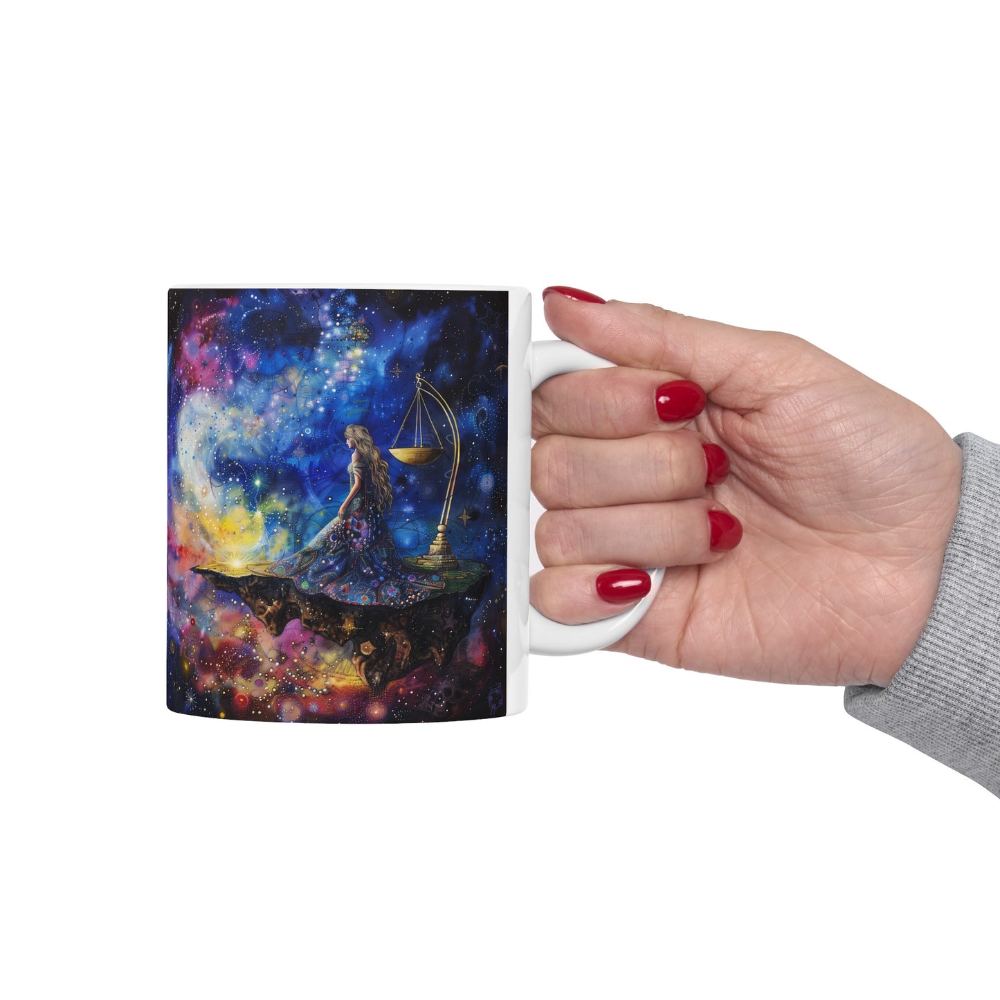 Libra Celestial #2 - Ceramic Zodiac Mug Collection