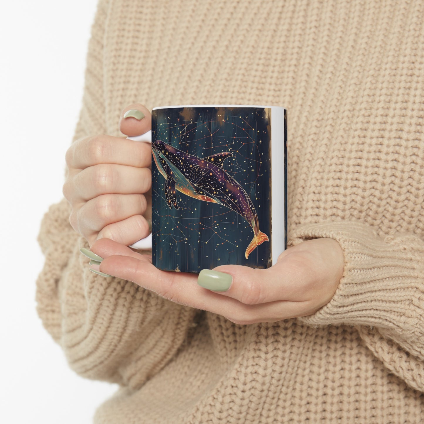 Cosmic Dolphin A - Ceramic Mug Collection