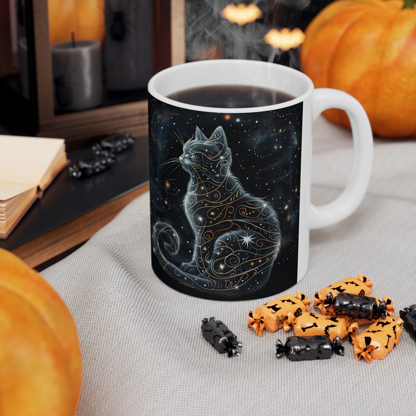 Cosmic Cat C - Ceramic Mug Collection